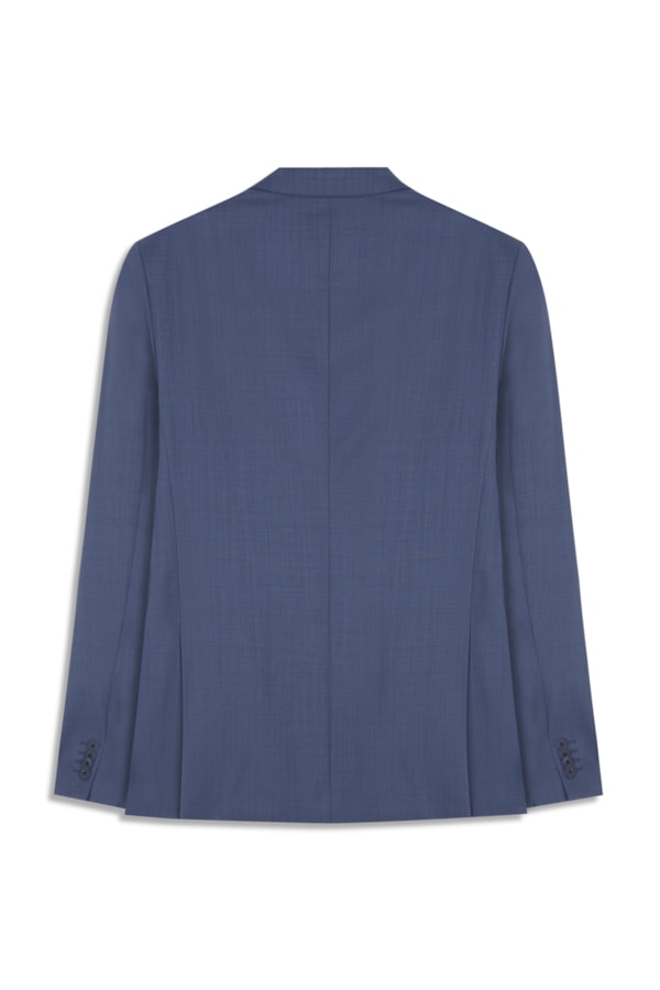 Costume Cross Dye Wool Blend Blue Grey                               