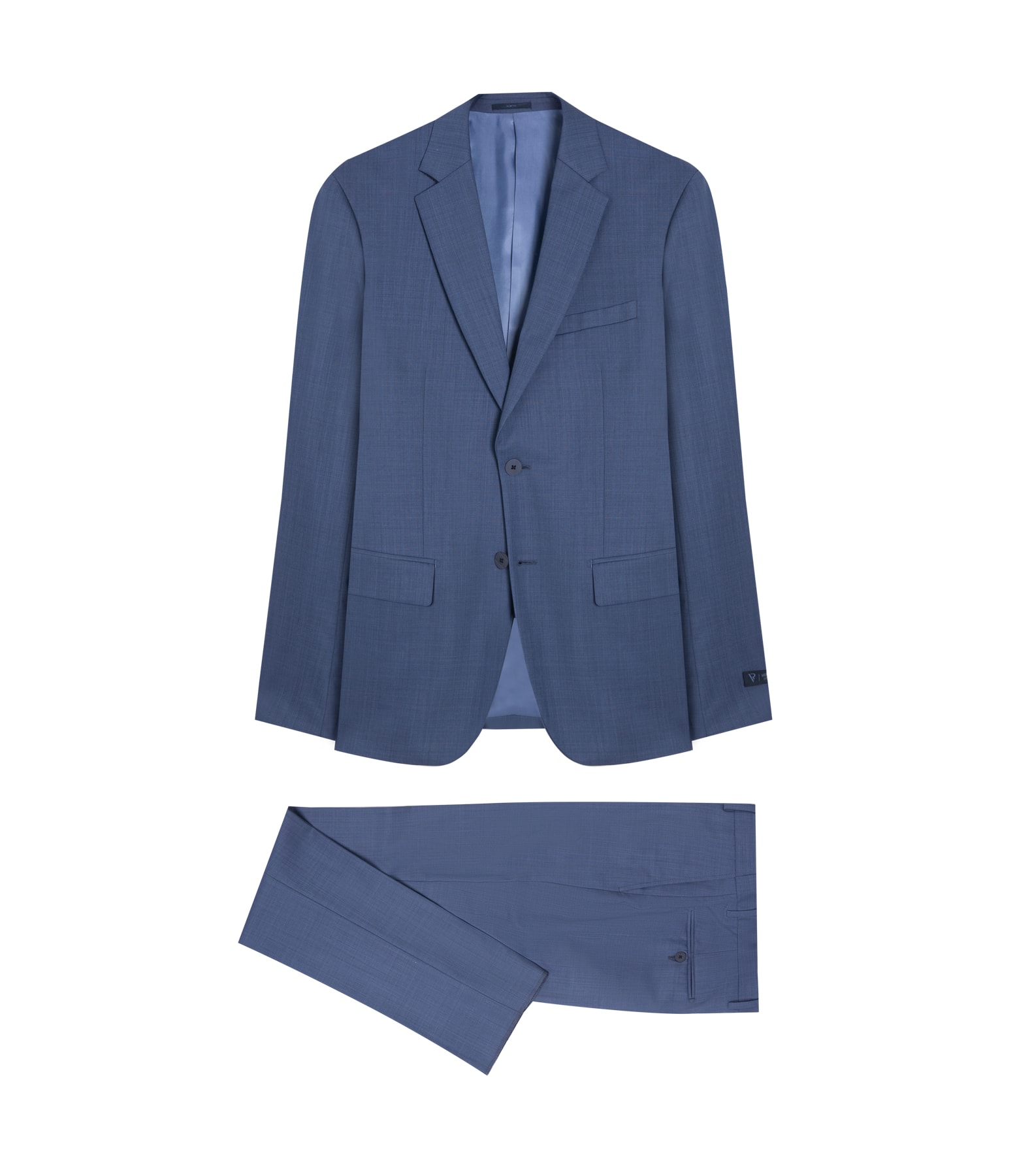 Costume Cross Dye Wool Blend Blue Grey                               