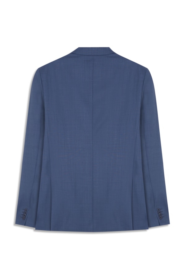 Costume Cross Dye Wool Blend Blue Grey                               