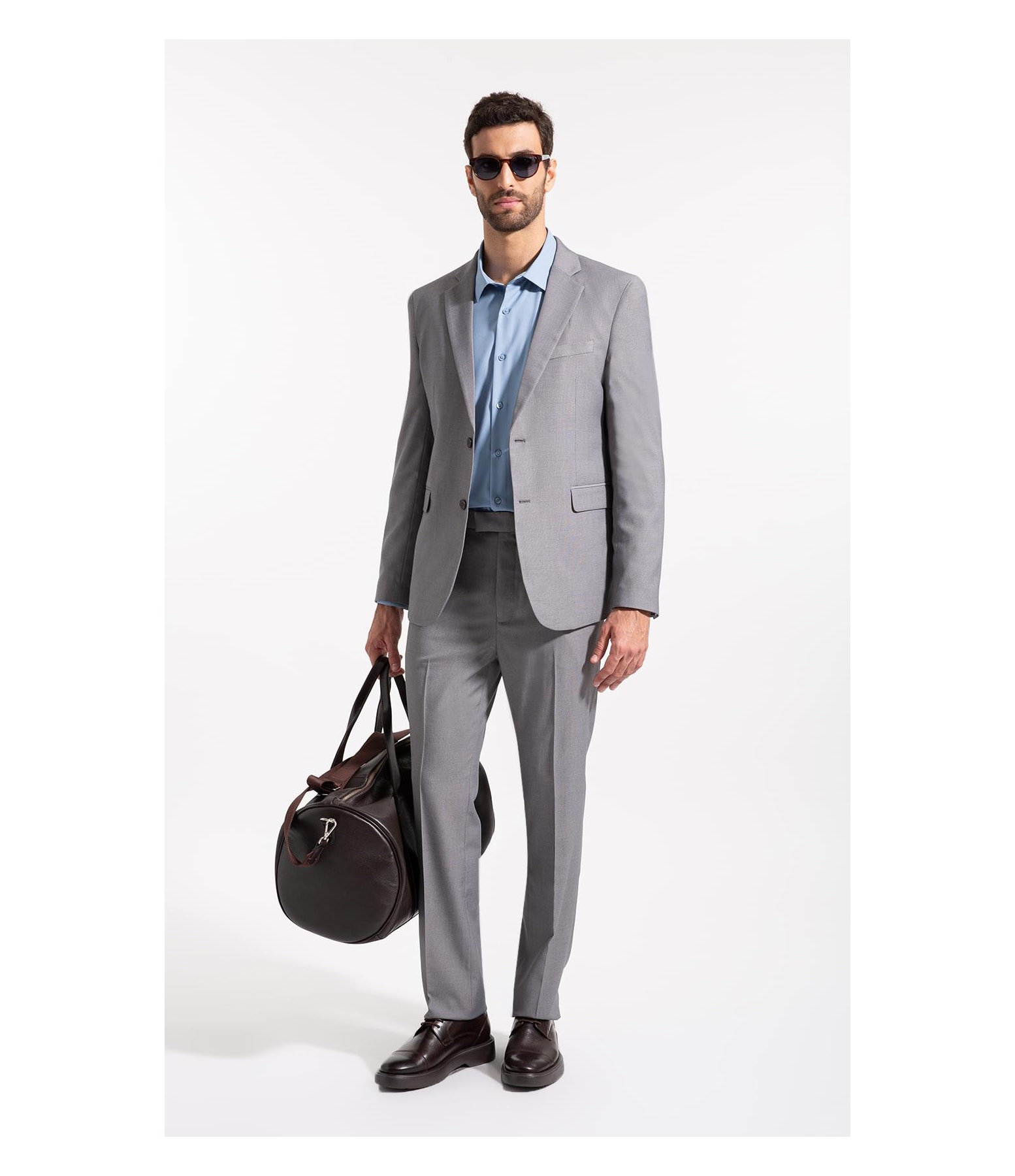 Terno Pv Building Cinza Medio