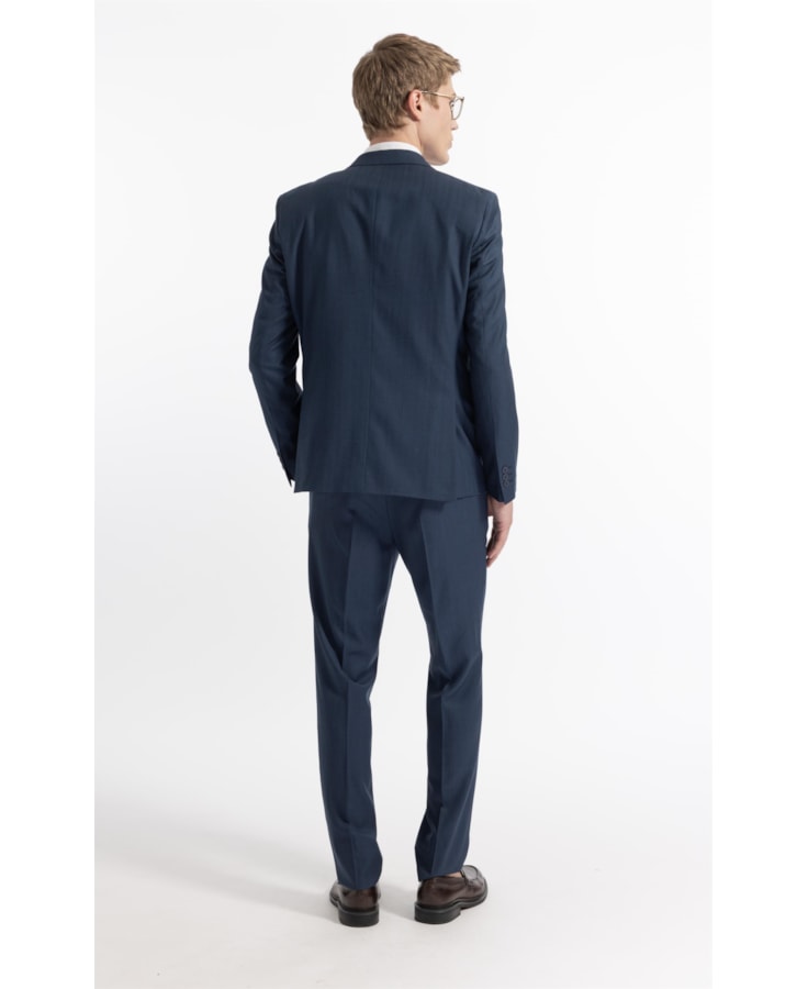 Costume Pv New Pin Stripe Blue Grey