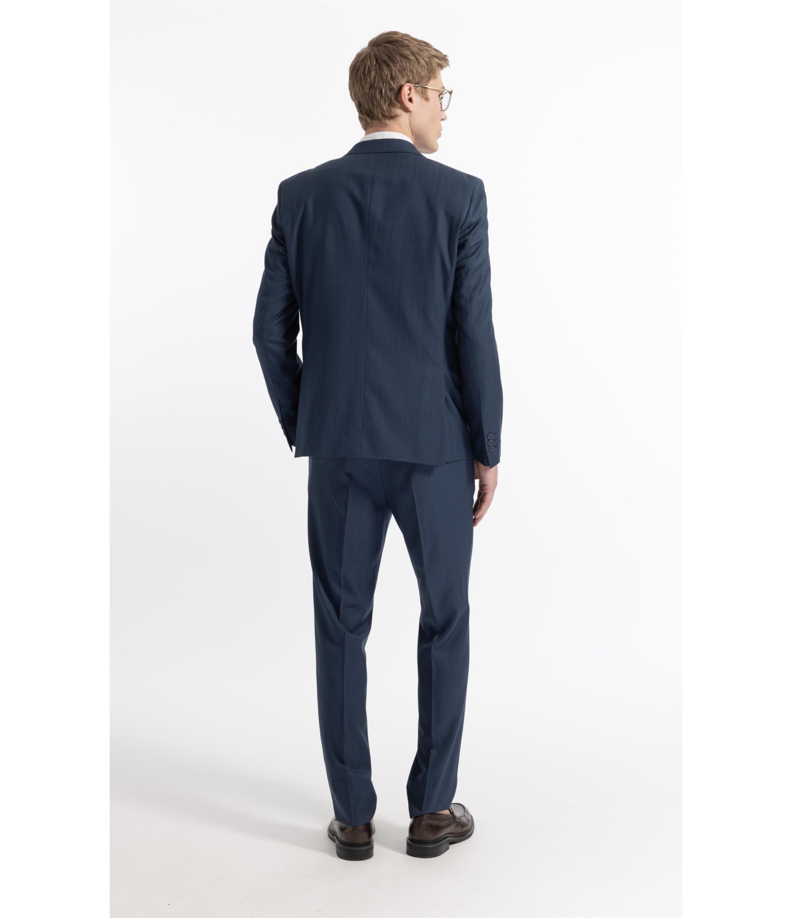Costume Pv New Pin Stripe Blue Grey