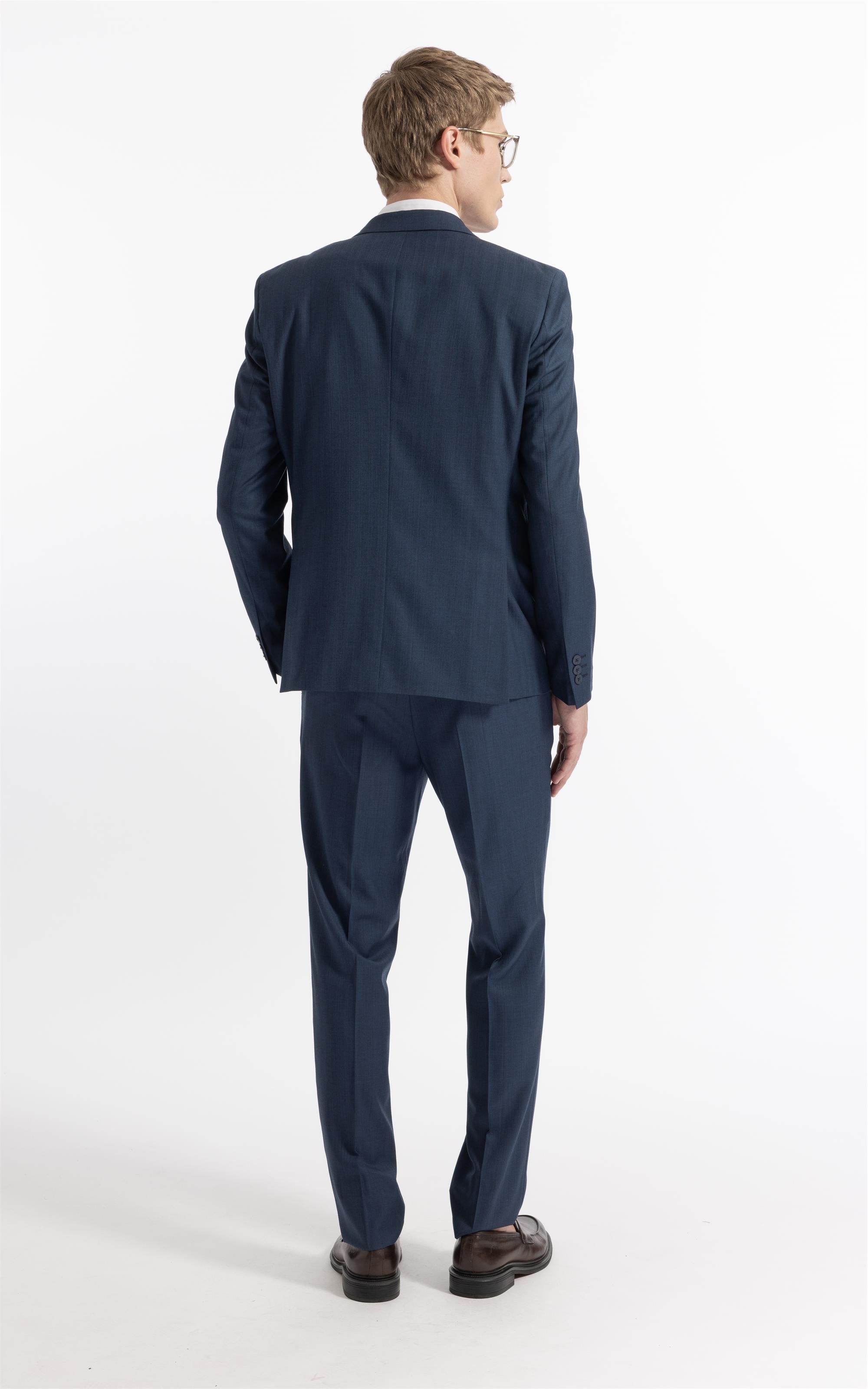 Costume Pv New Pin Stripe Blue Grey