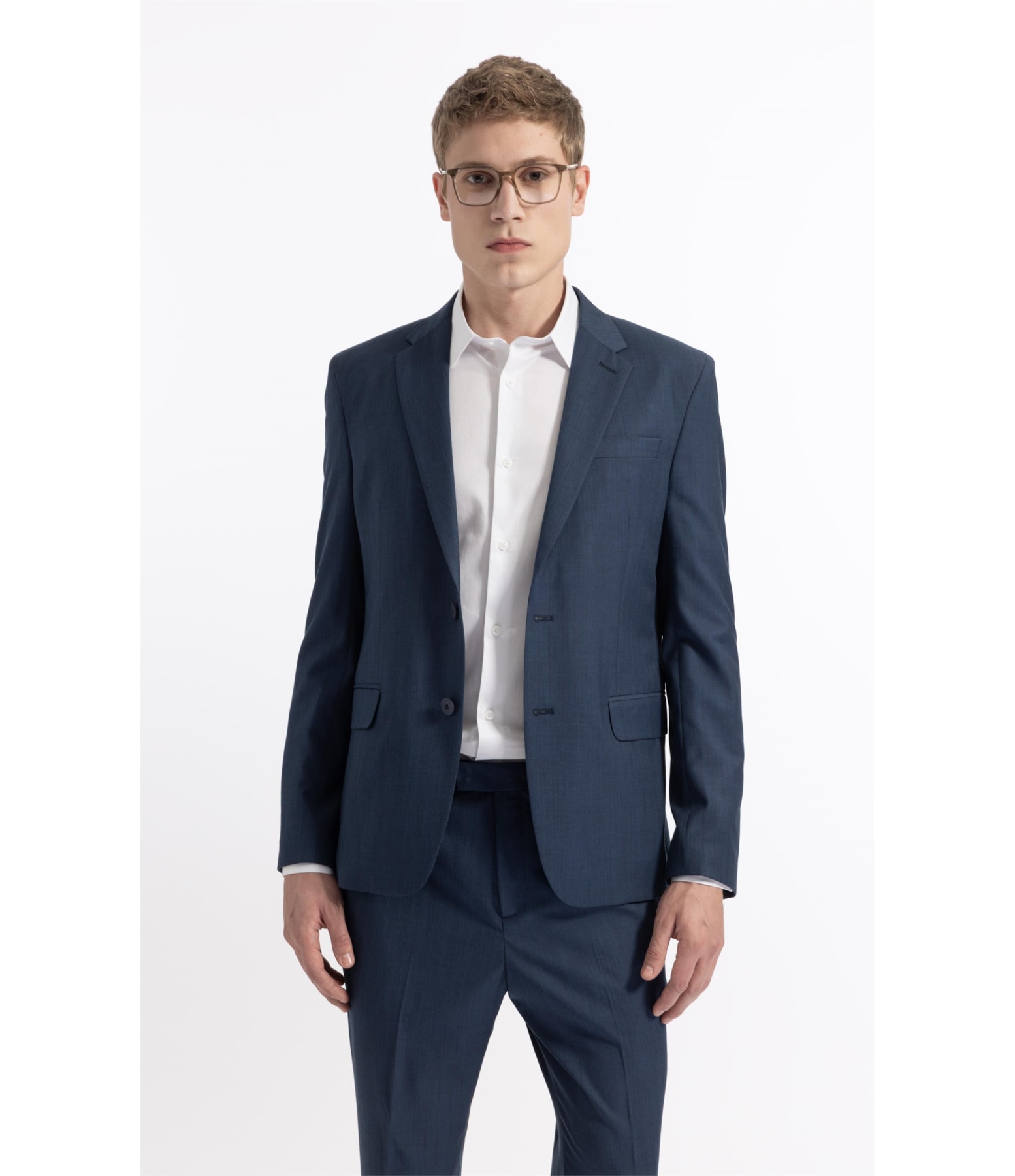 Costume Pv New Pin Stripe Blue Grey