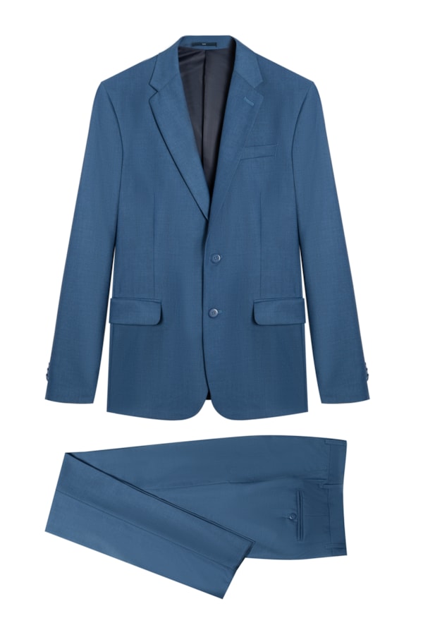 Costume Twill French Azul Seco