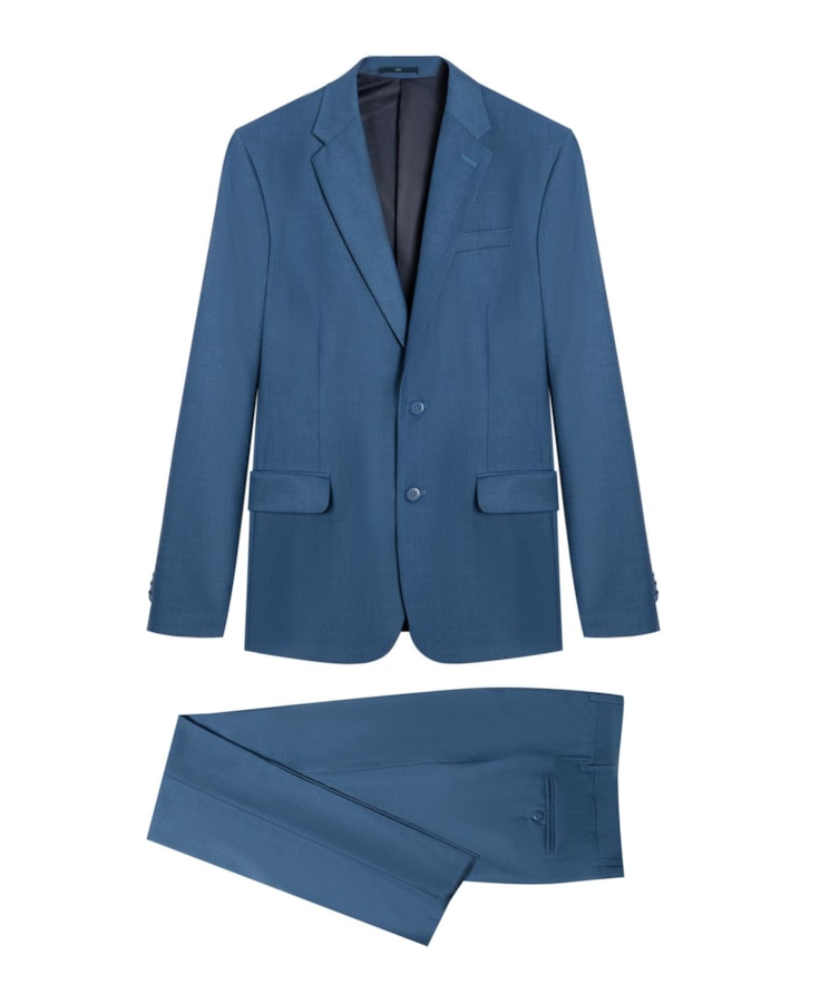 Costume Twill French Azul Seco