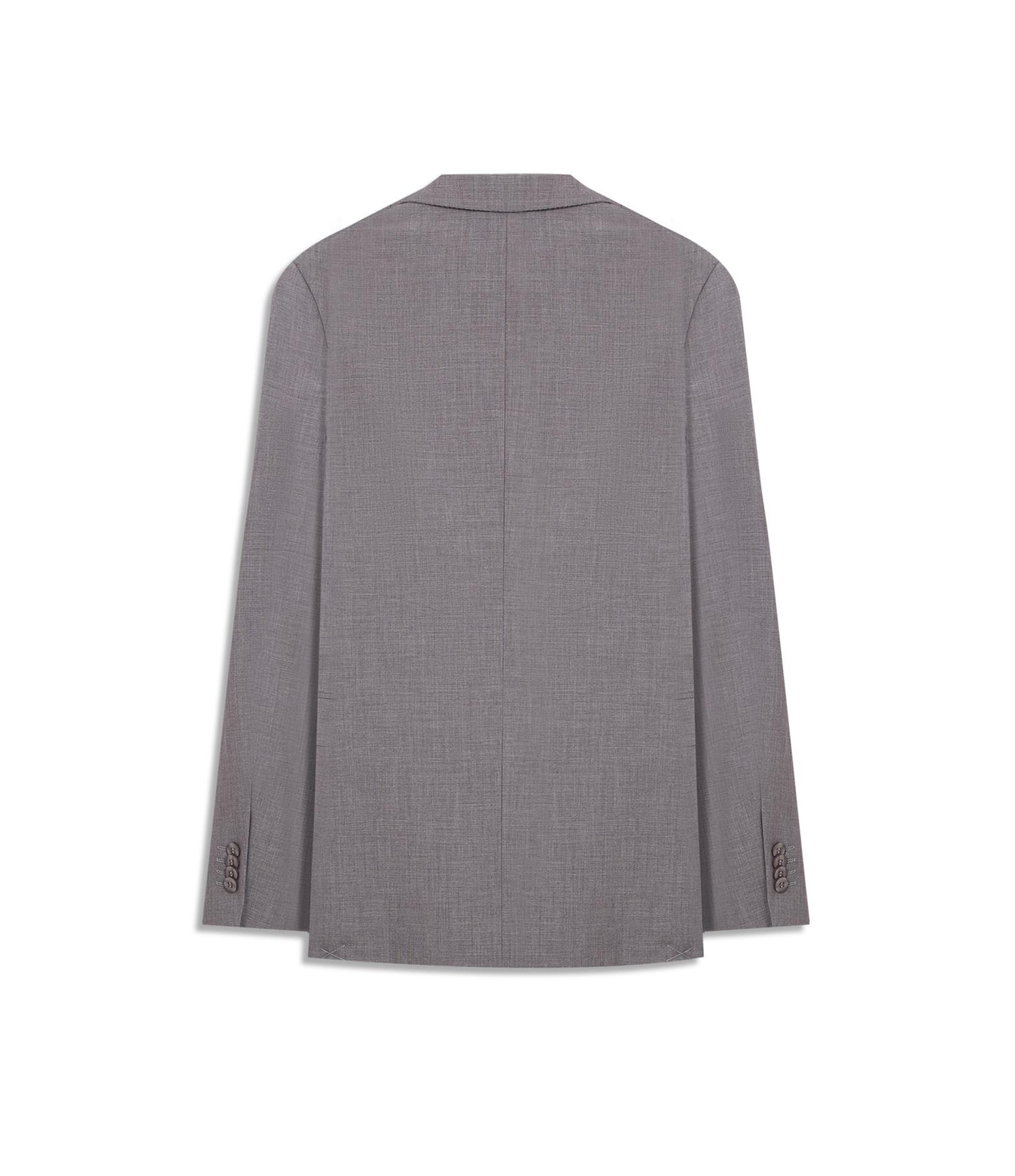 Costume Wool Blend Cinza Claro