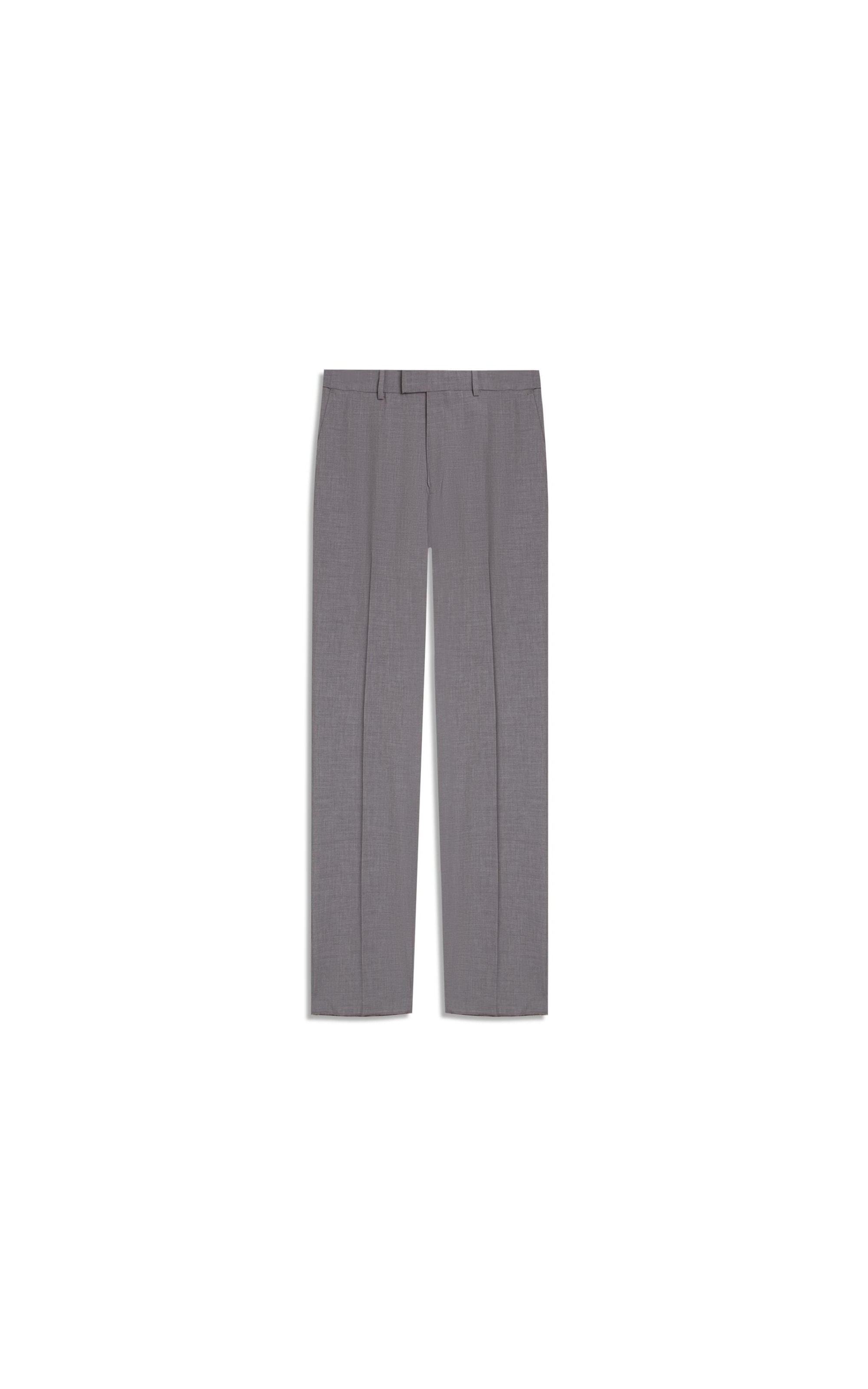 Costume Wool Blend Cinza Claro