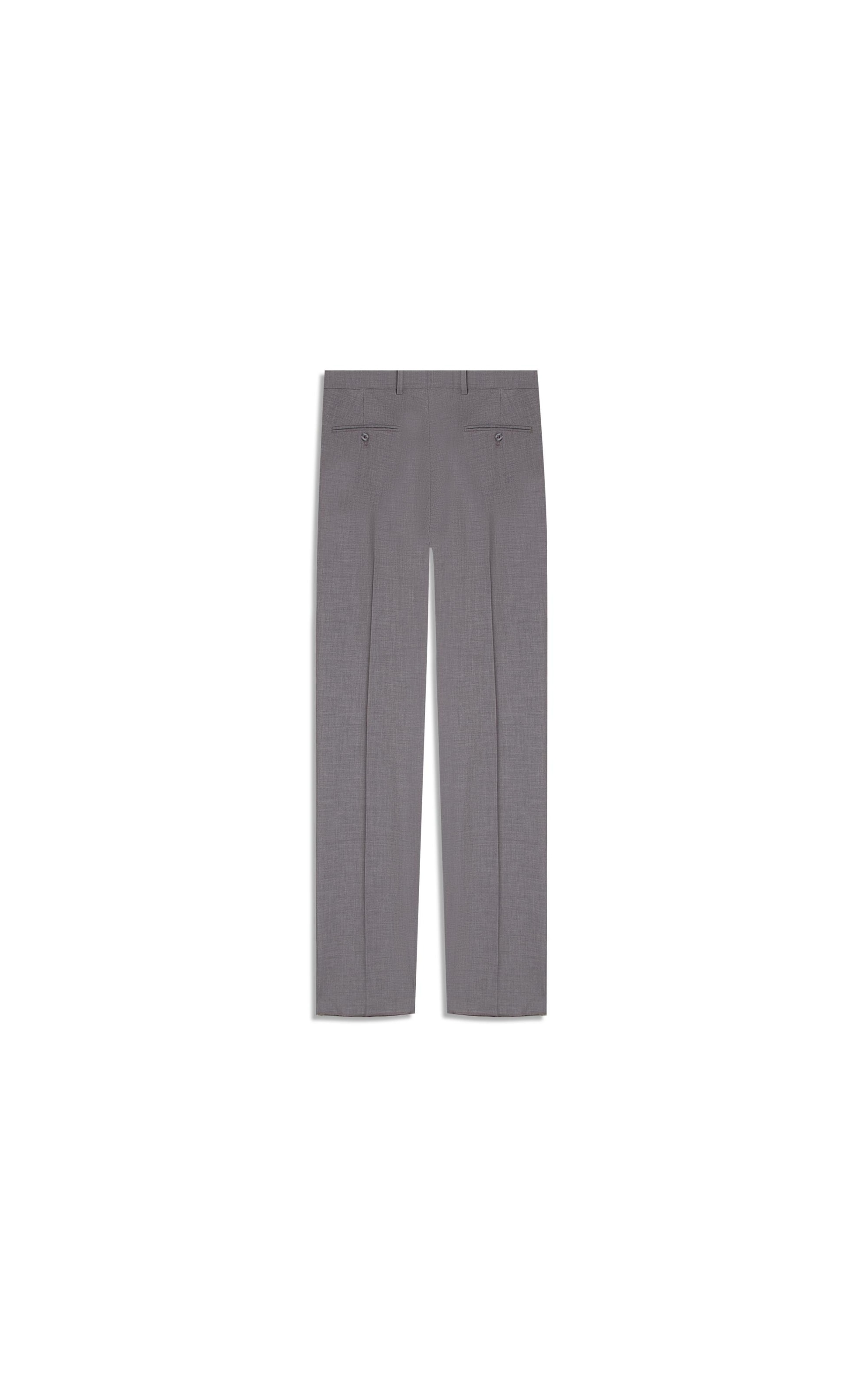 Costume Wool Blend Cinza Claro