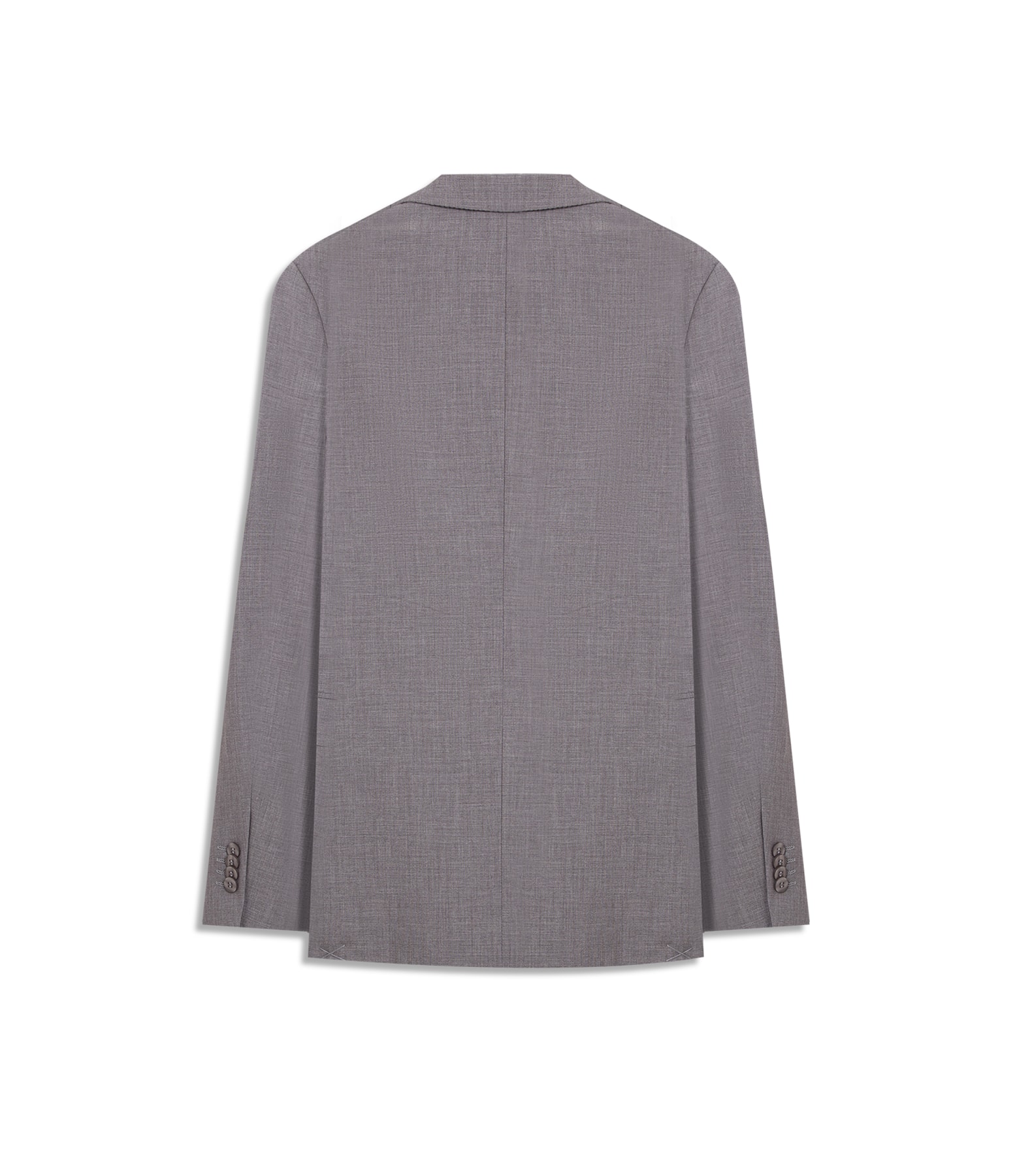 Costume Wool Blend Cinza Claro