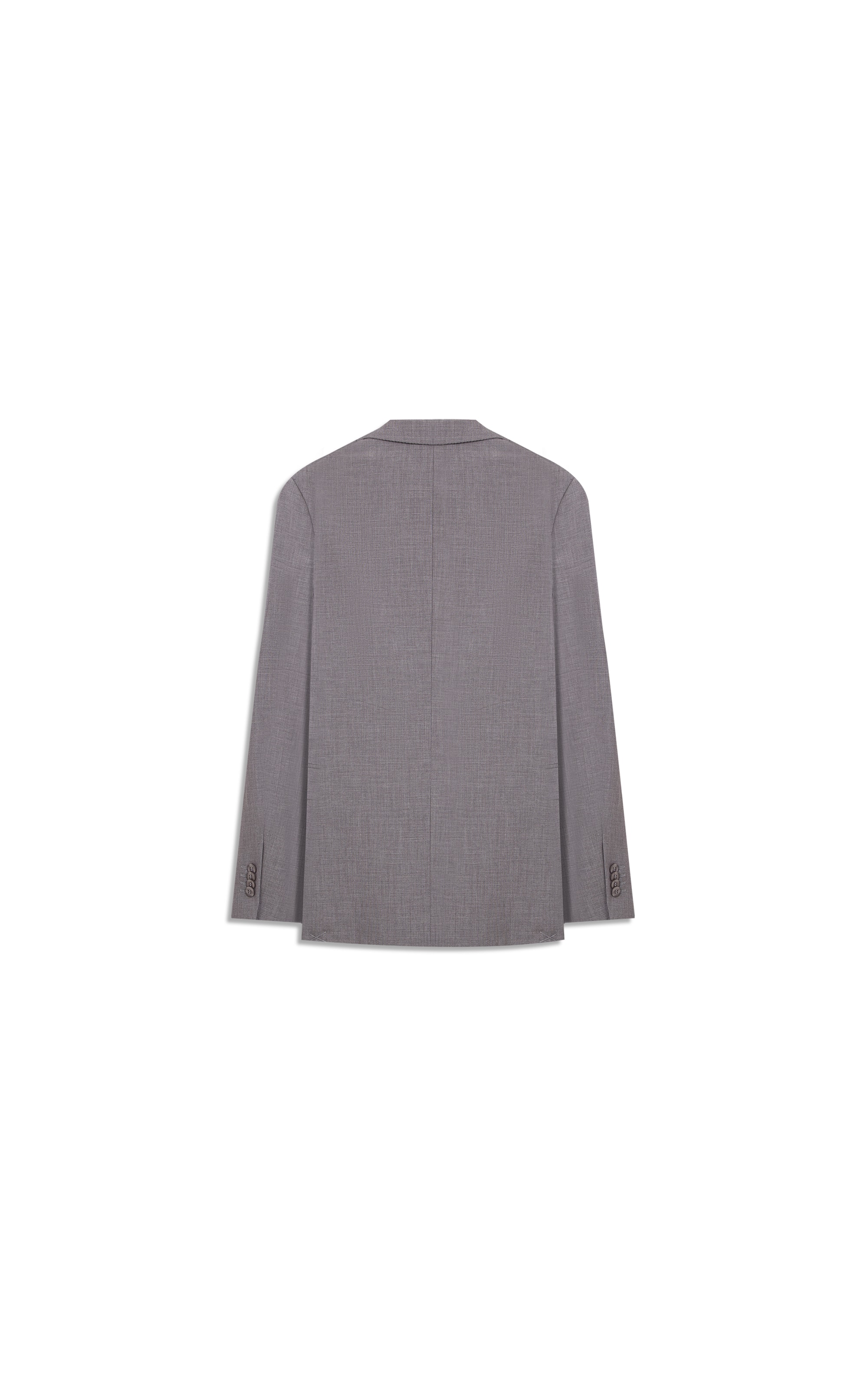 Costume Wool Blend Cinza Claro