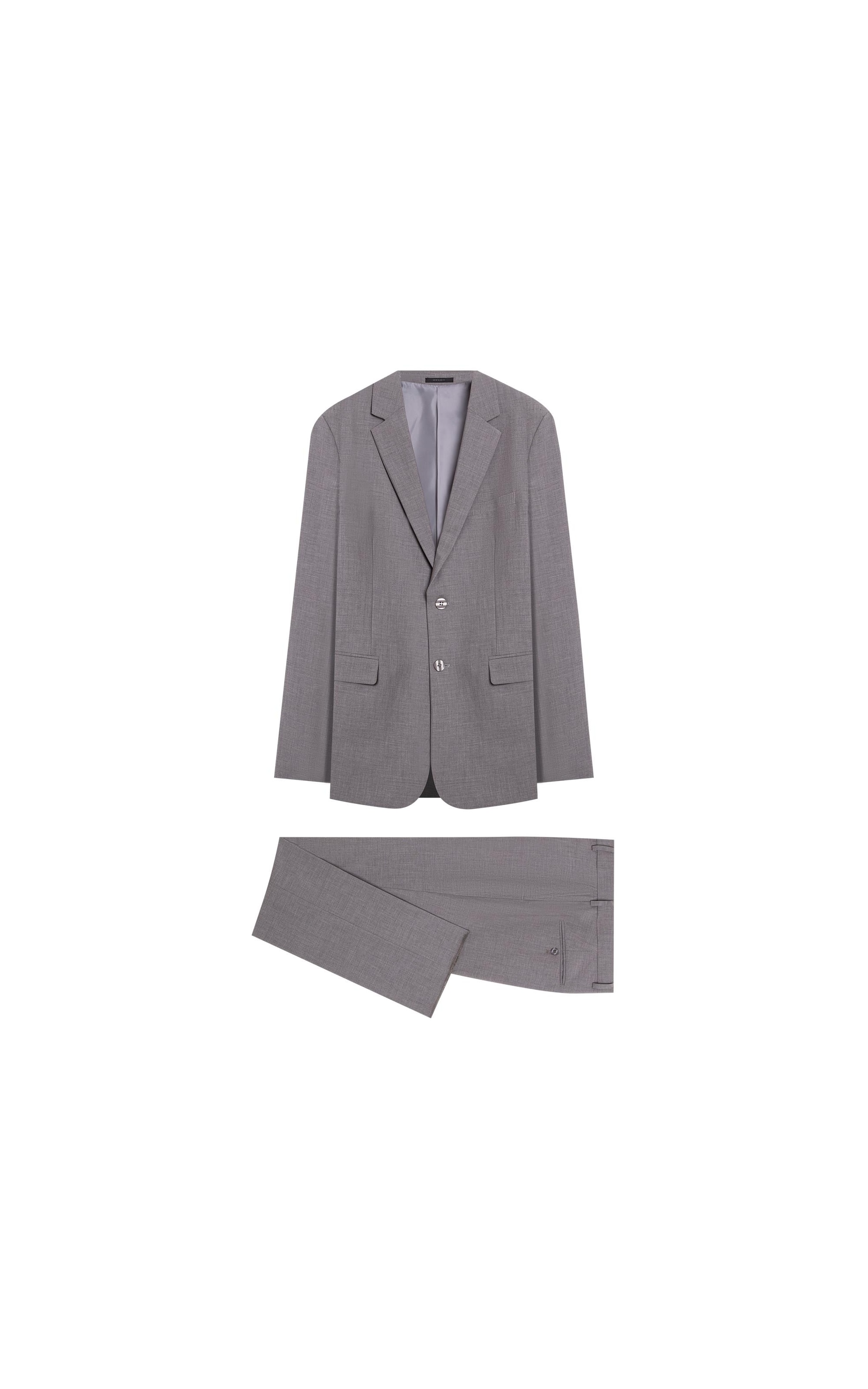 Costume Wool Blend Cinza Claro