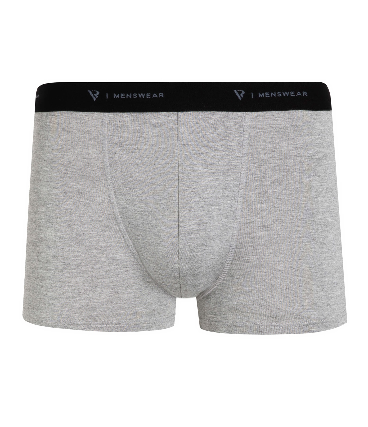 Cueca Boxer Básica Cinza Mescla