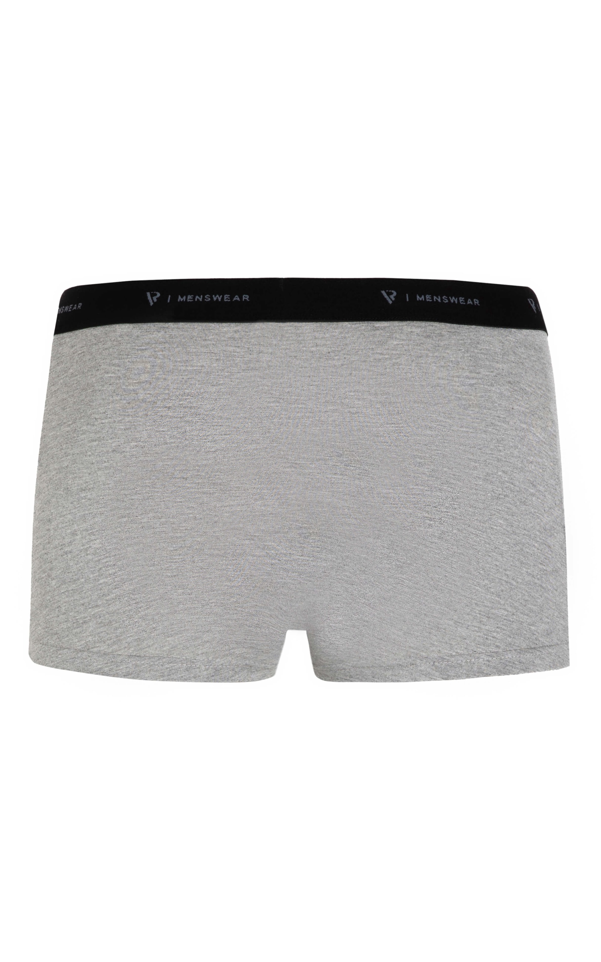 Cueca Boxer Básica Cinza Mescla