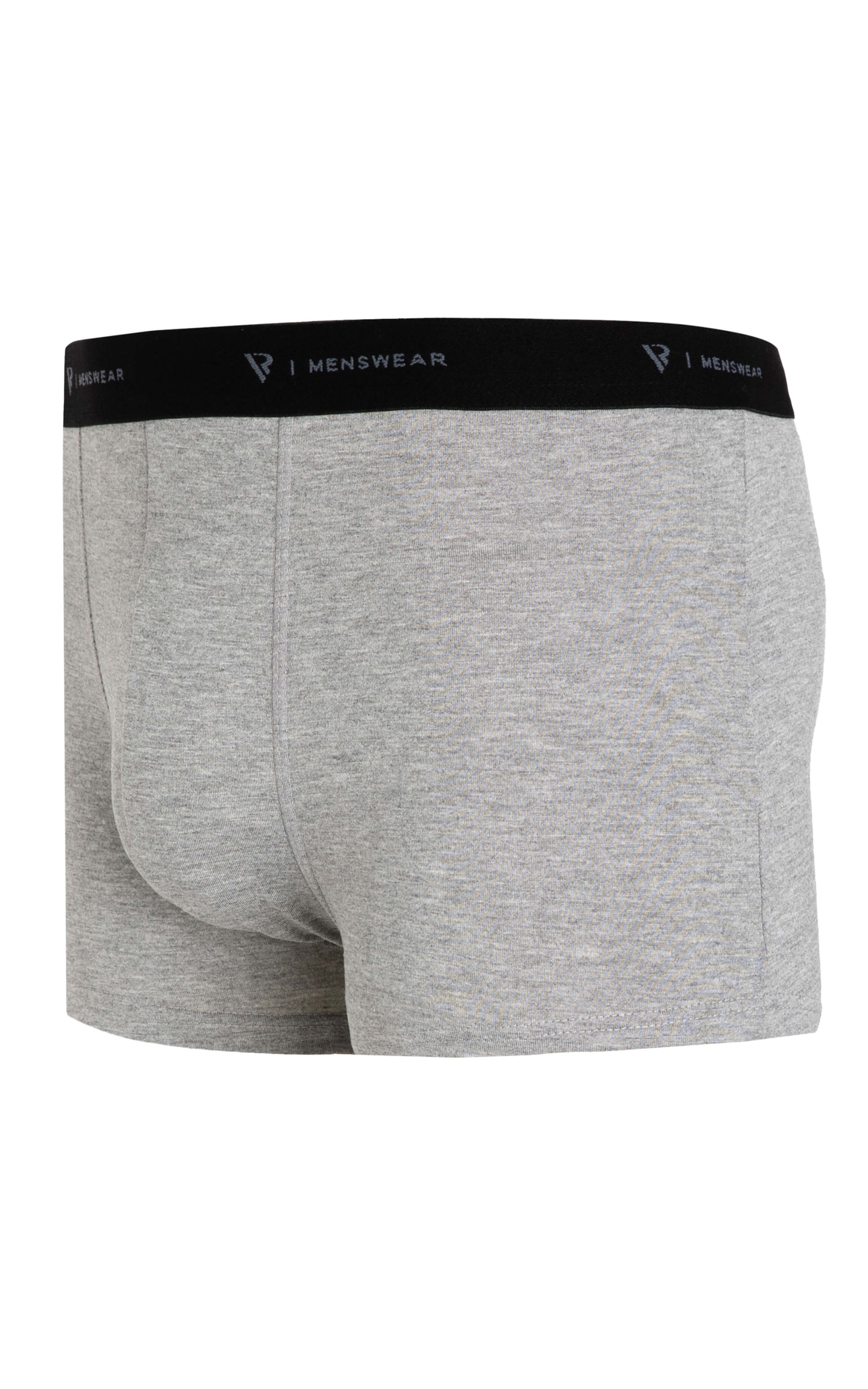 Cueca Boxer Básica Cinza Mescla
