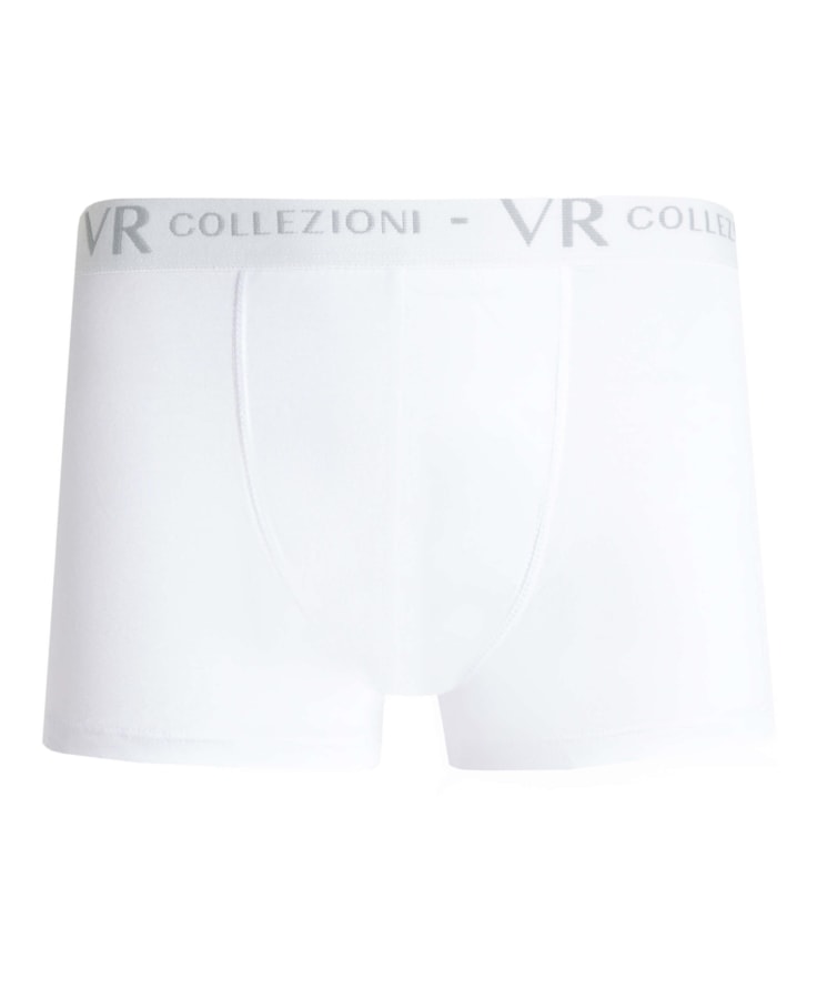 Cueca Boxer Básica Com Elastico Branco
