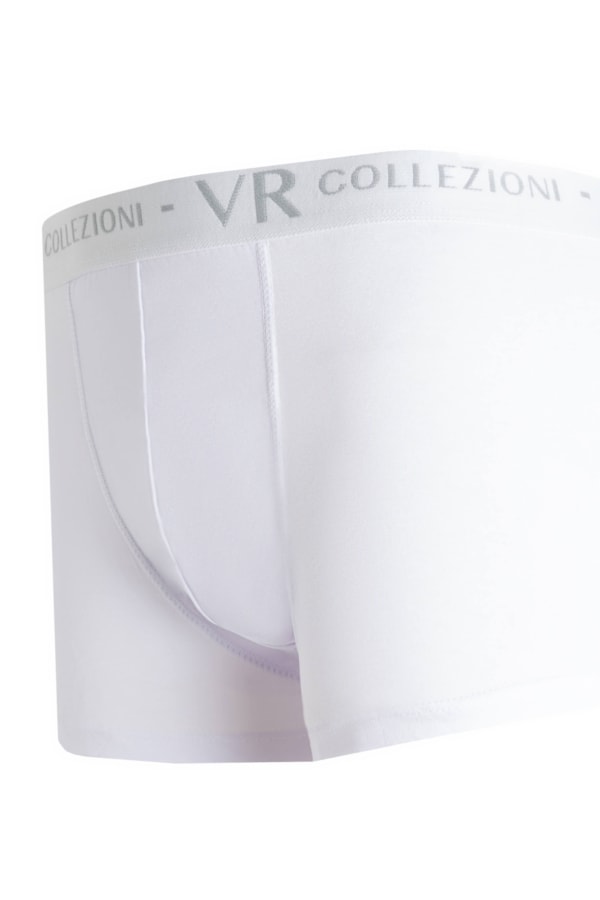 Cueca Boxer Básica Com Elastico Branco