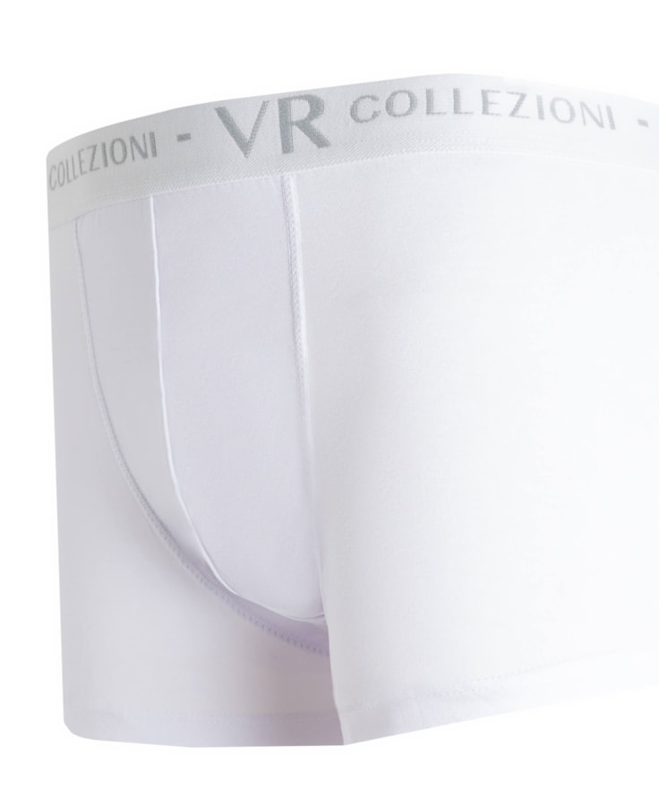 Cueca Boxer Básica Com Elastico Branco