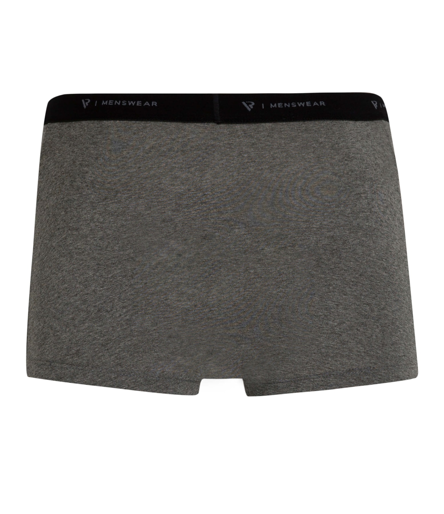 Cueca Boxer Básica Com Elástico Chumbo Mescla