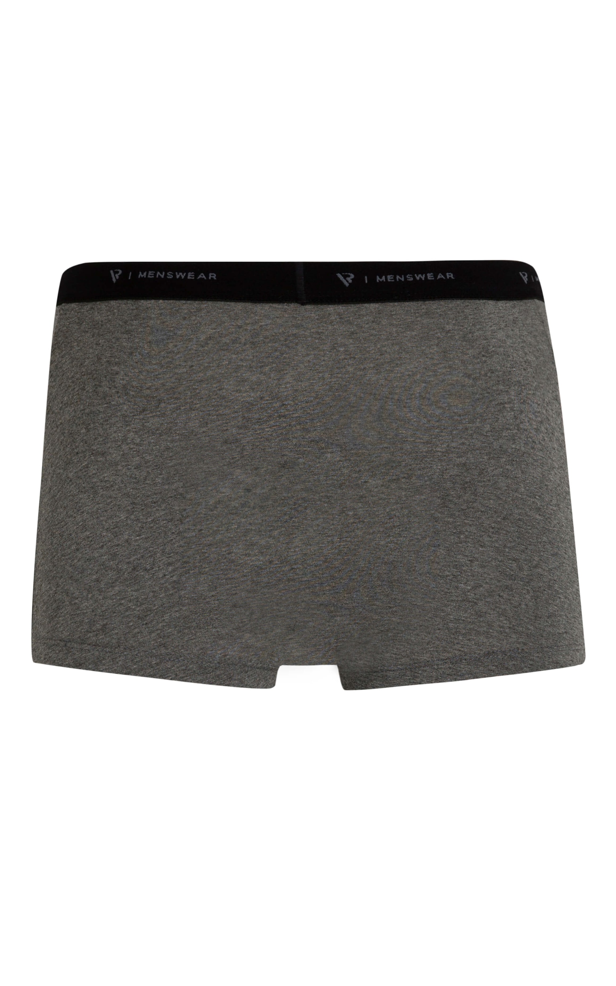 Cueca Boxer Básica Com Elástico Chumbo Mescla