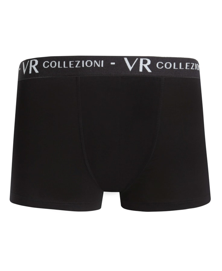 Cueca Boxer Básica Com Elastico Preto