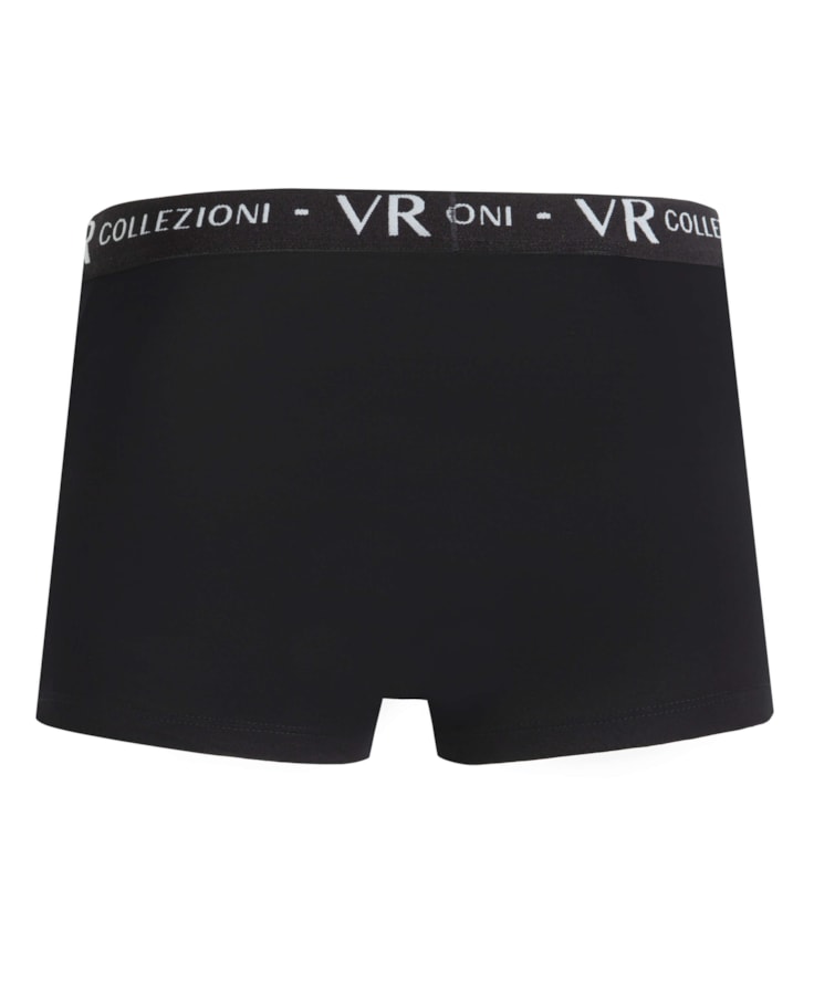 Cueca Boxer Básica Com Elastico Preto