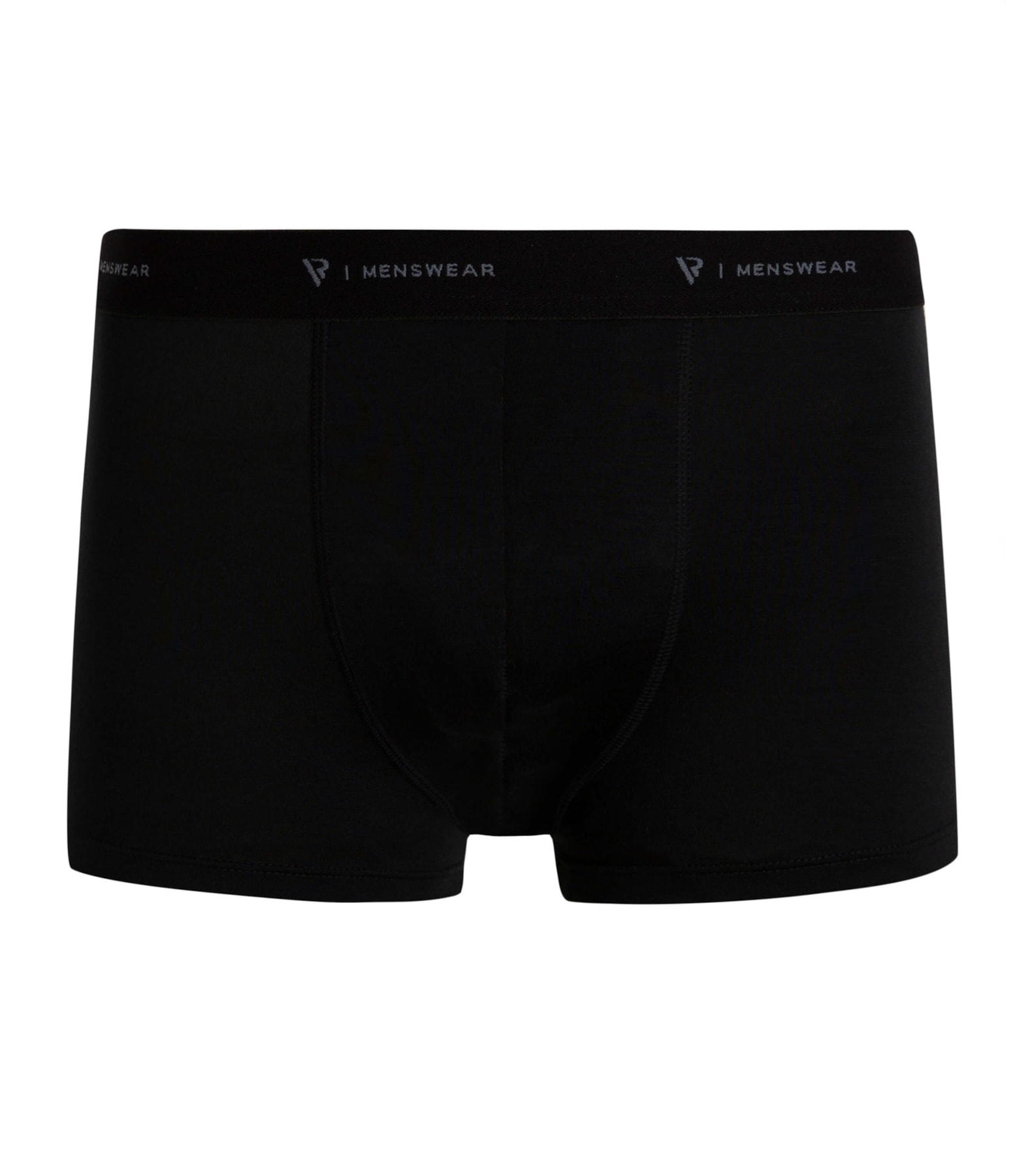 Cueca Boxer Básica Com Elástico Preto