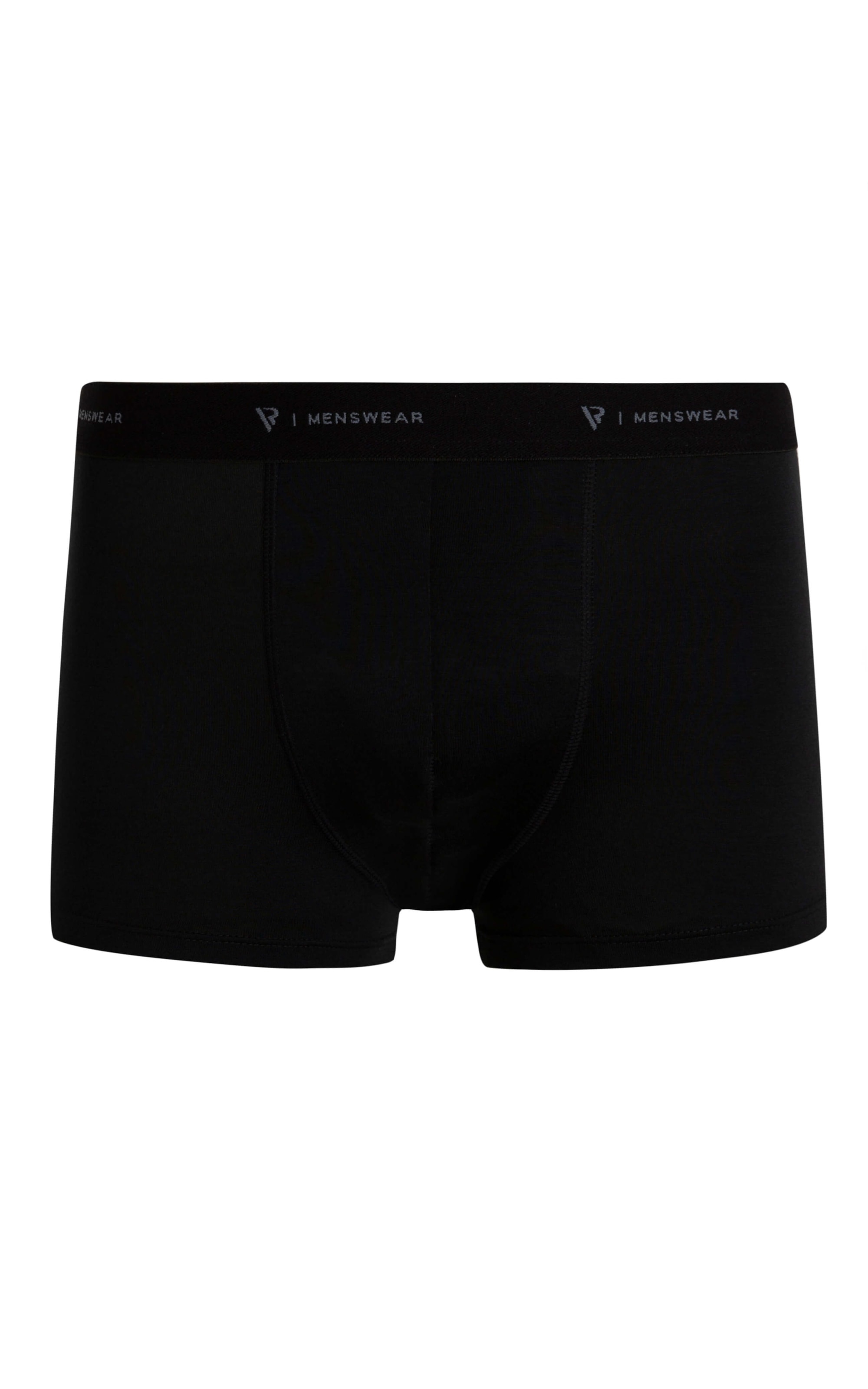 Cueca Boxer Básica Com Elástico Preto