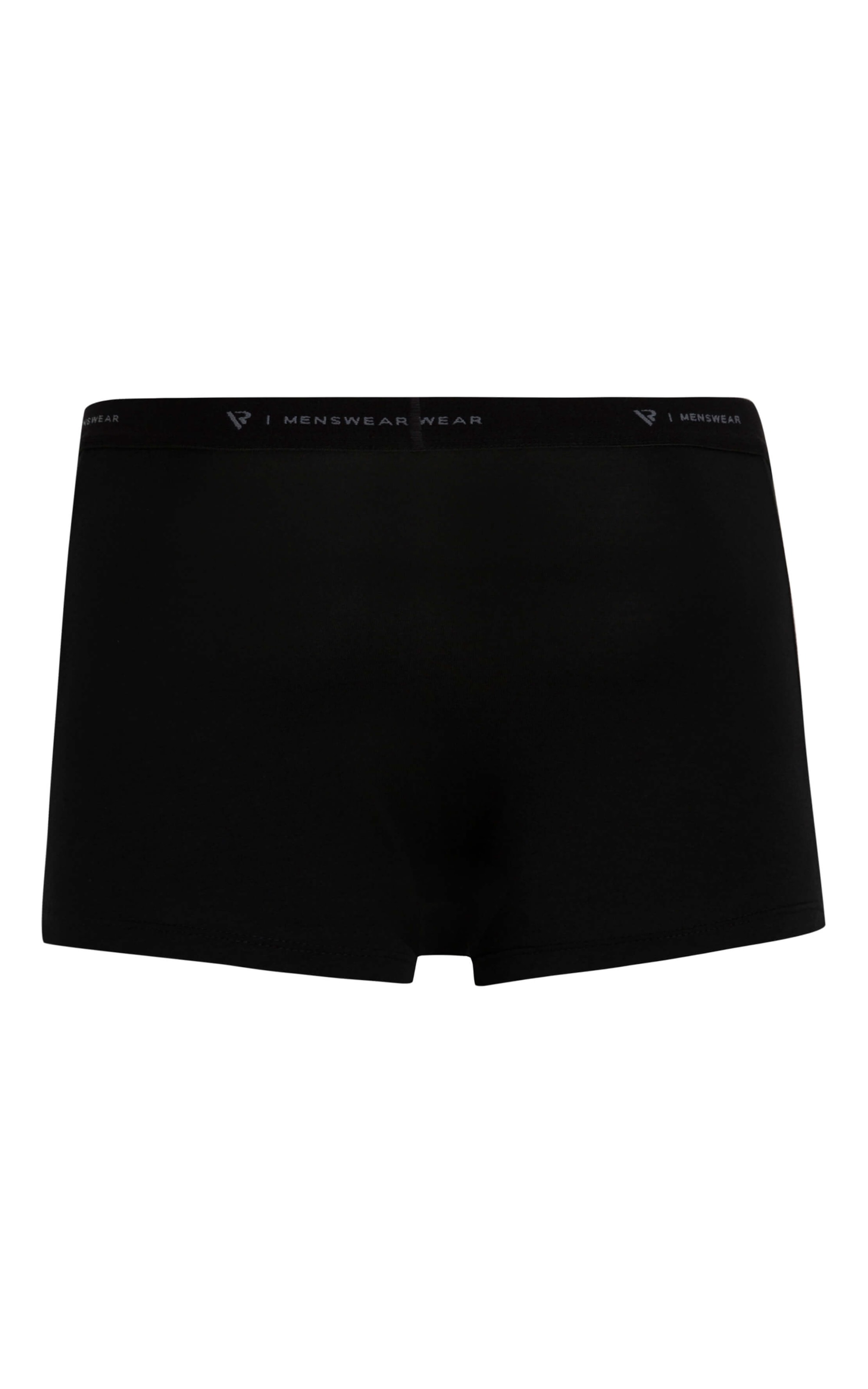 Cueca Boxer Básica Com Elástico Preto