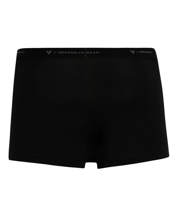 Cueca Boxer Básica Com Elástico Preto