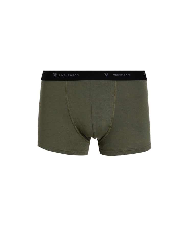 Cueca Boxer Básica Verde Escuro