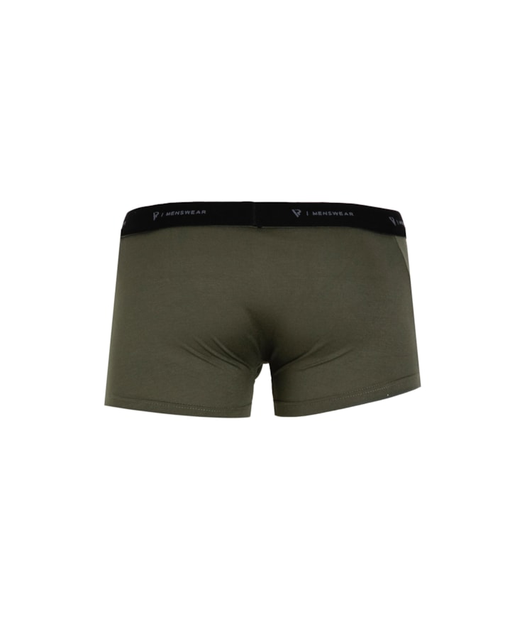 Cueca Boxer Básica Verde Escuro