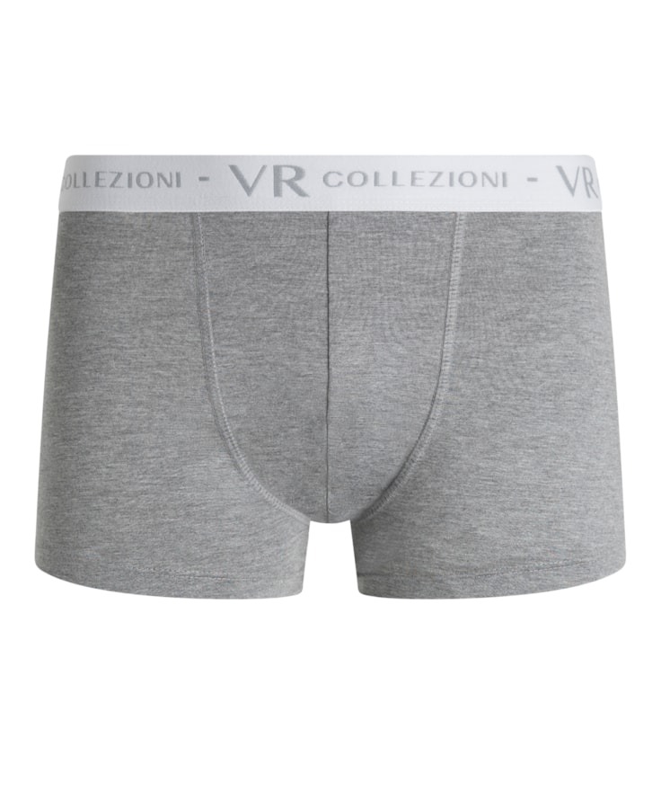 Cueca Kit 2 Unid - Boxer Elastico Cinza Mescla