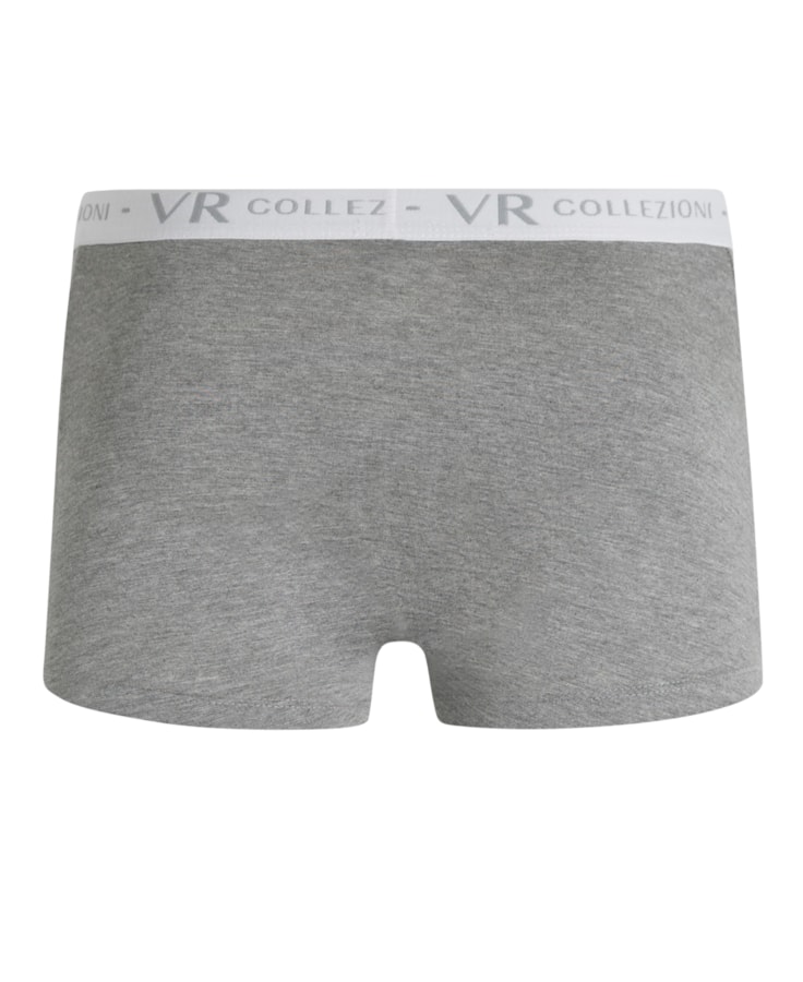 Cueca Kit 2 Unid - Boxer Elastico Cinza Mescla