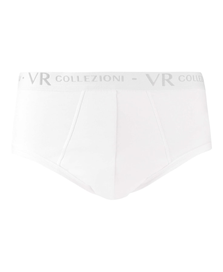 Cueca Kit 2 Unid - Slip Rebatido Branco