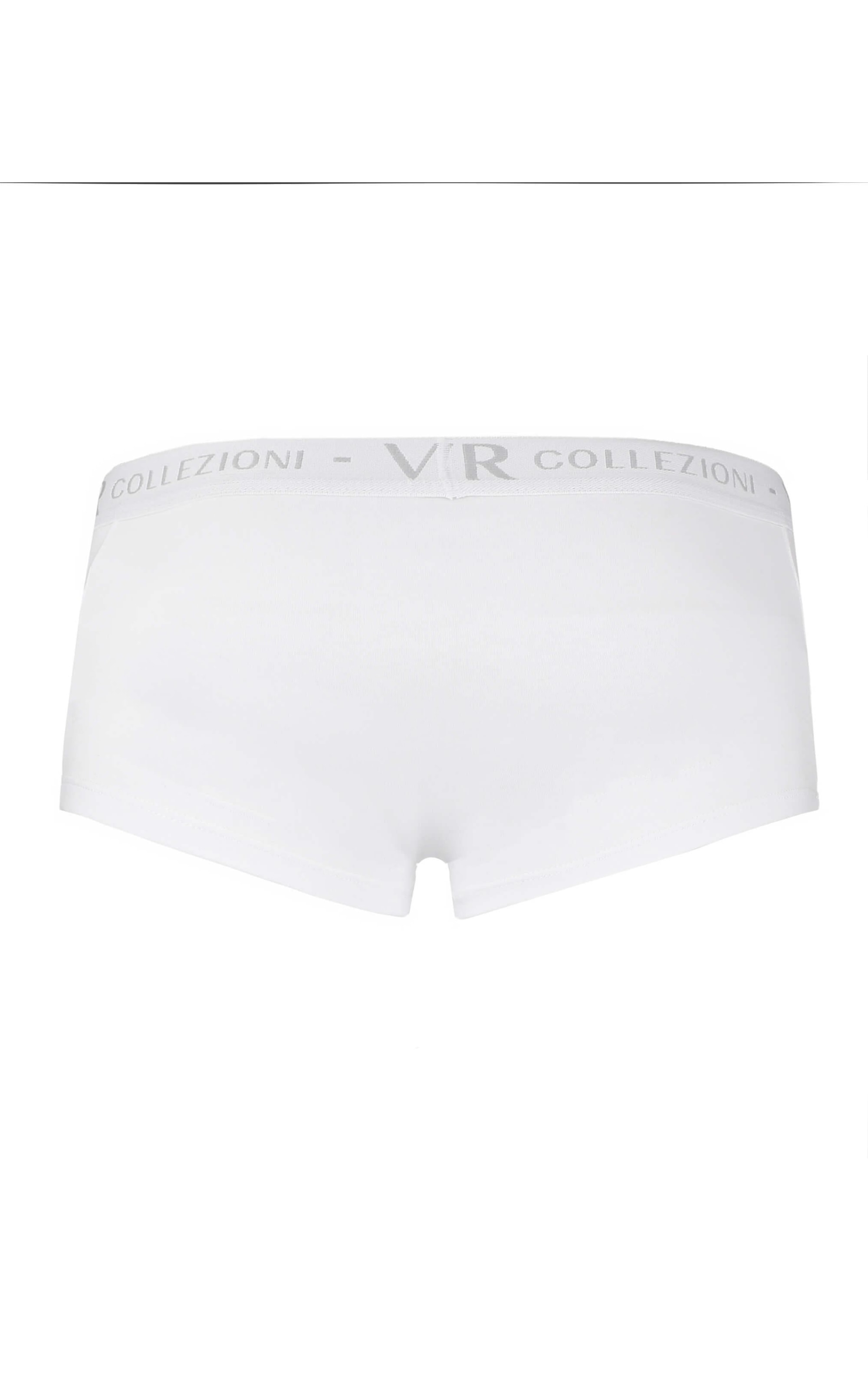 Cueca Kit 2 Unid - Slip Rebatido Branco