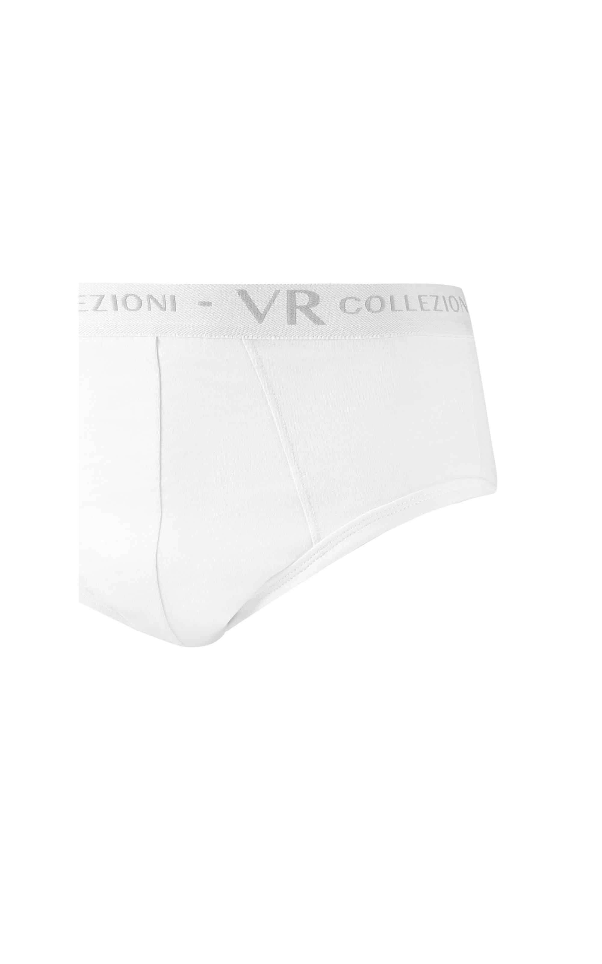 Cueca Kit 2 Unid - Slip Rebatido Branco