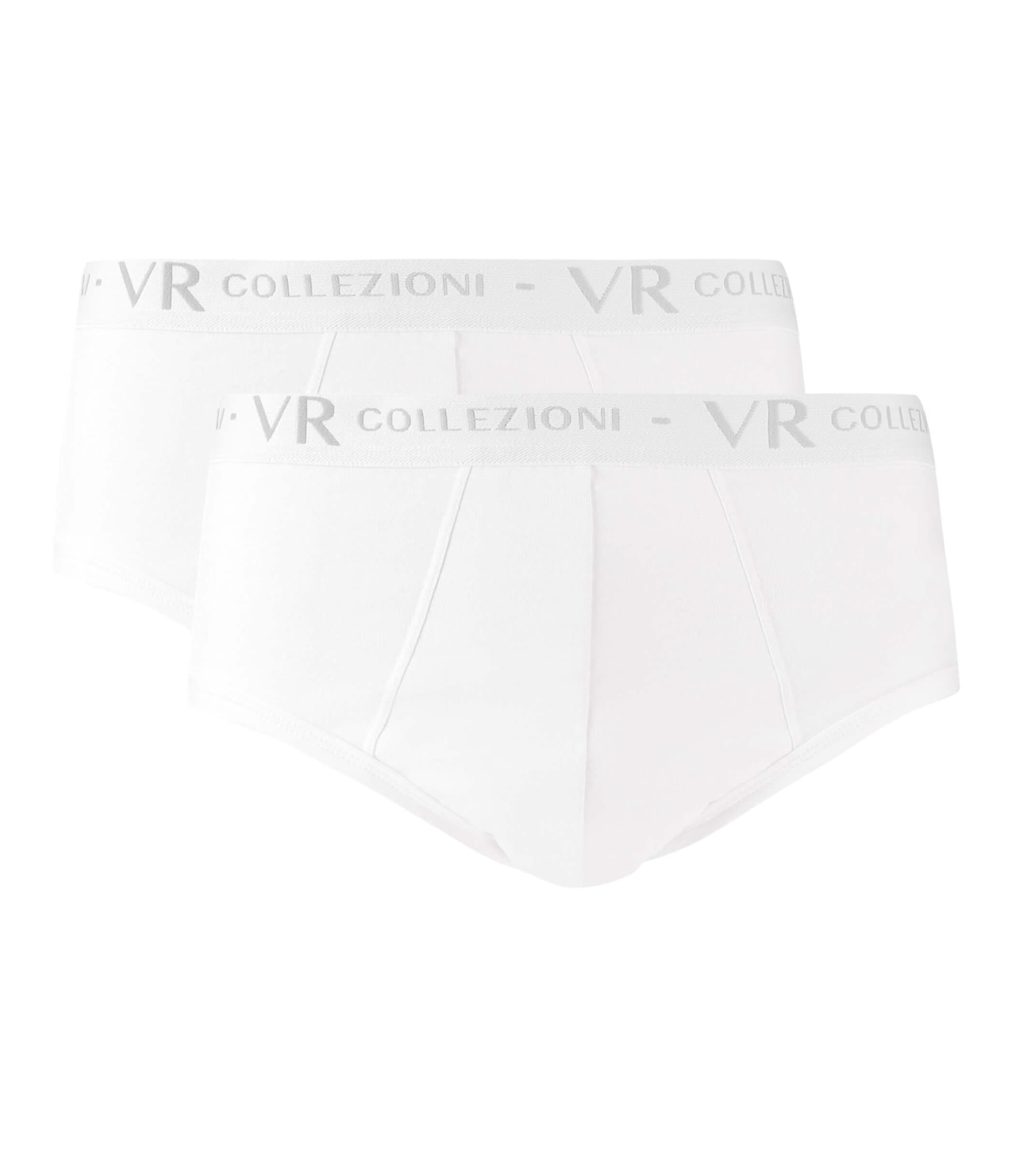 Cueca Kit 2 Unid - Slip Rebatido Branco