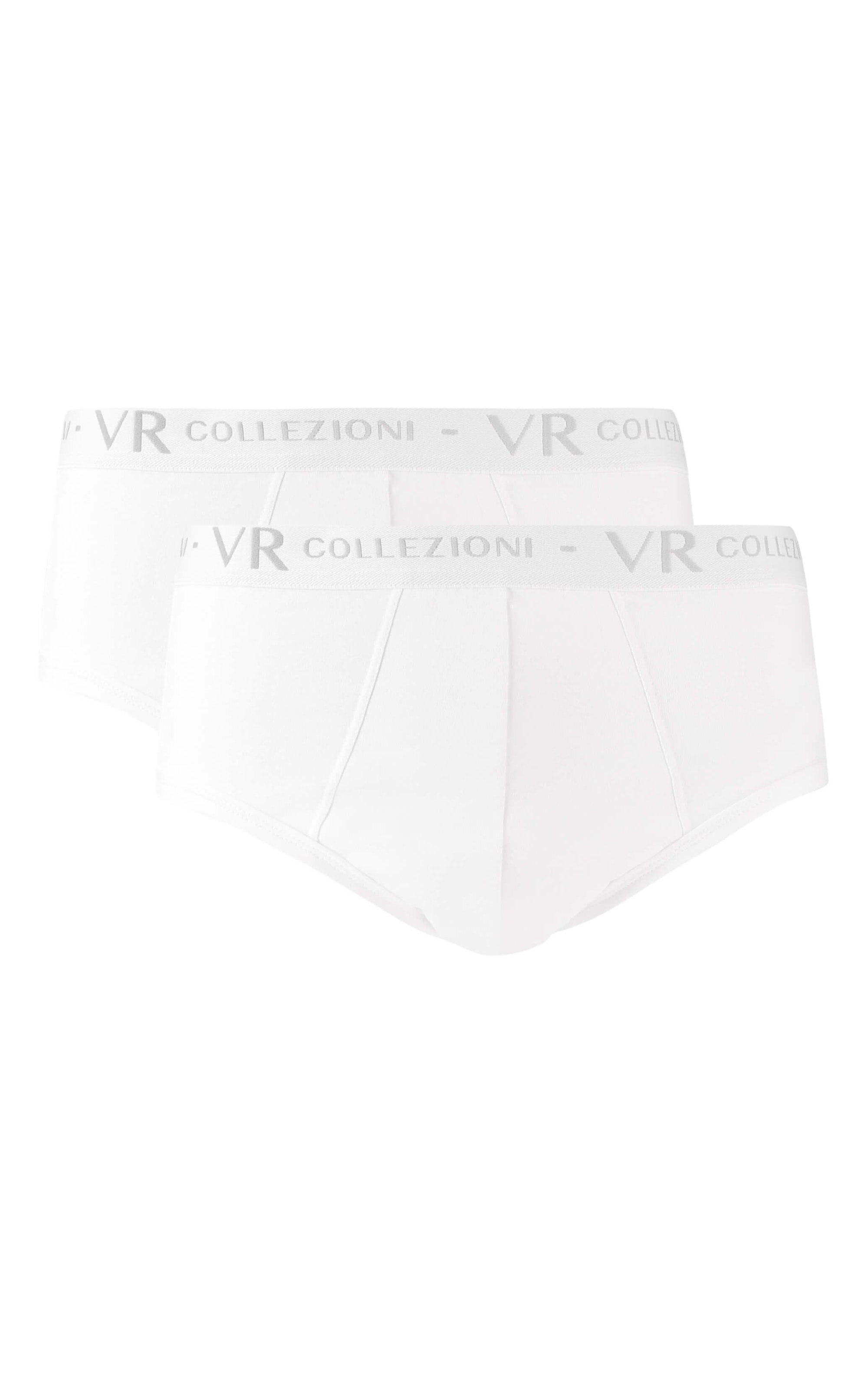Cueca Kit 2 Unid - Slip Rebatido Branco