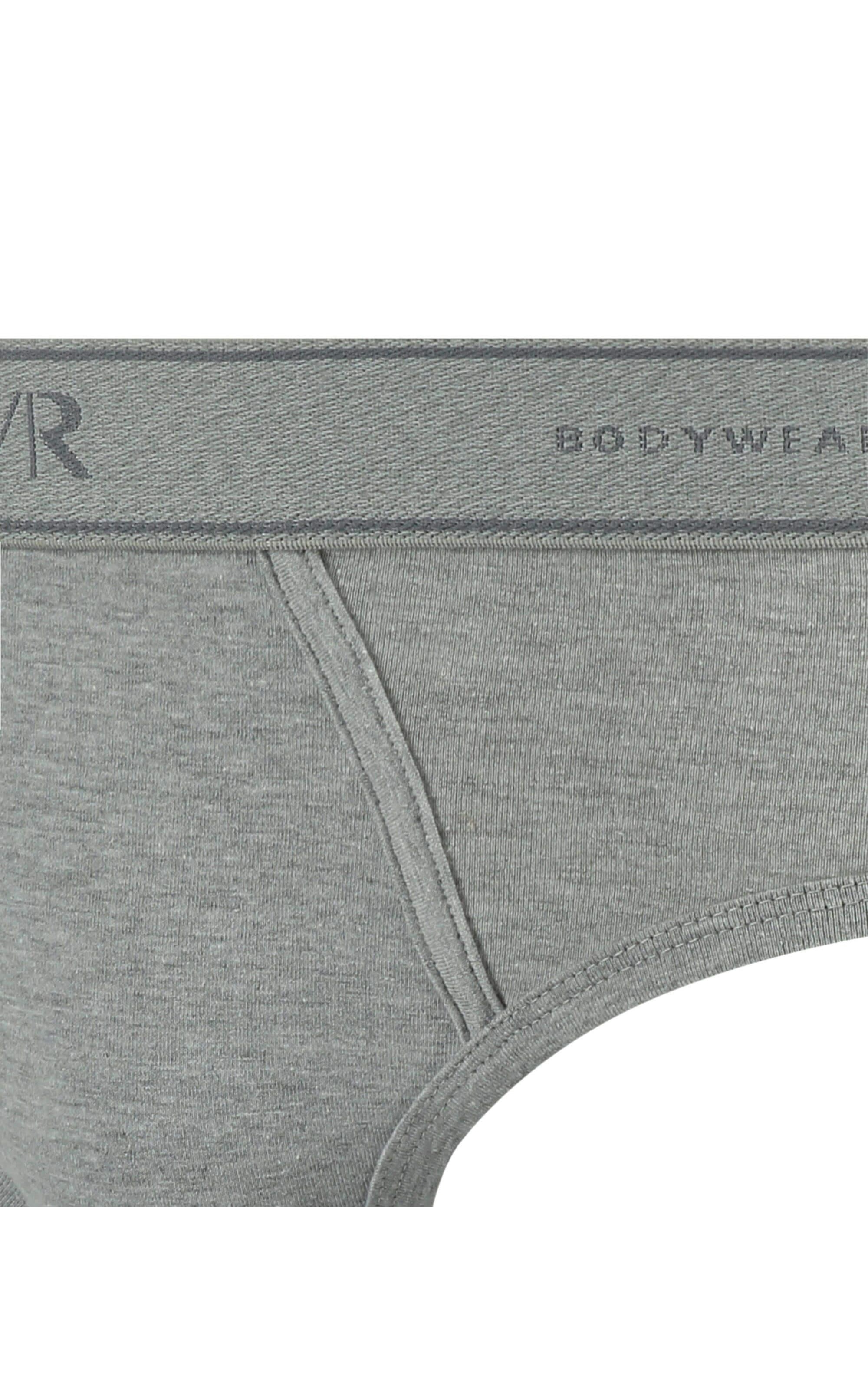 Cueca Slip Cinza Mescla