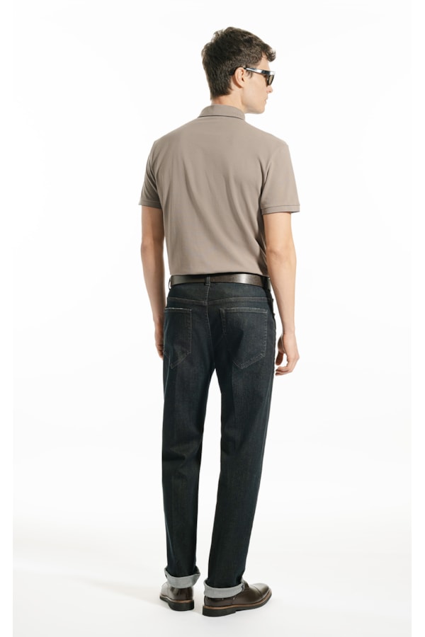 Dark Florest (Classic) 5 Pockets Lav. Escuro C/ Resina