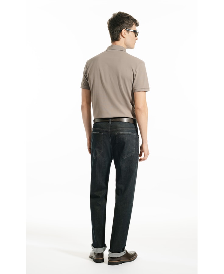 Dark Florest (Classic) 5 Pockets Lav. Escuro C/ Resina