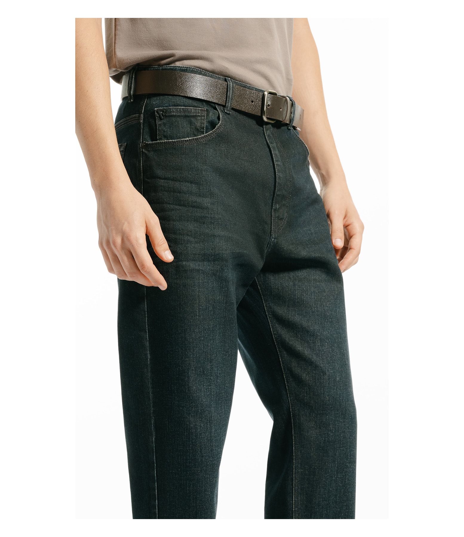 Dark Florest (Classic) 5 Pockets Lav. Escuro C/ Resina