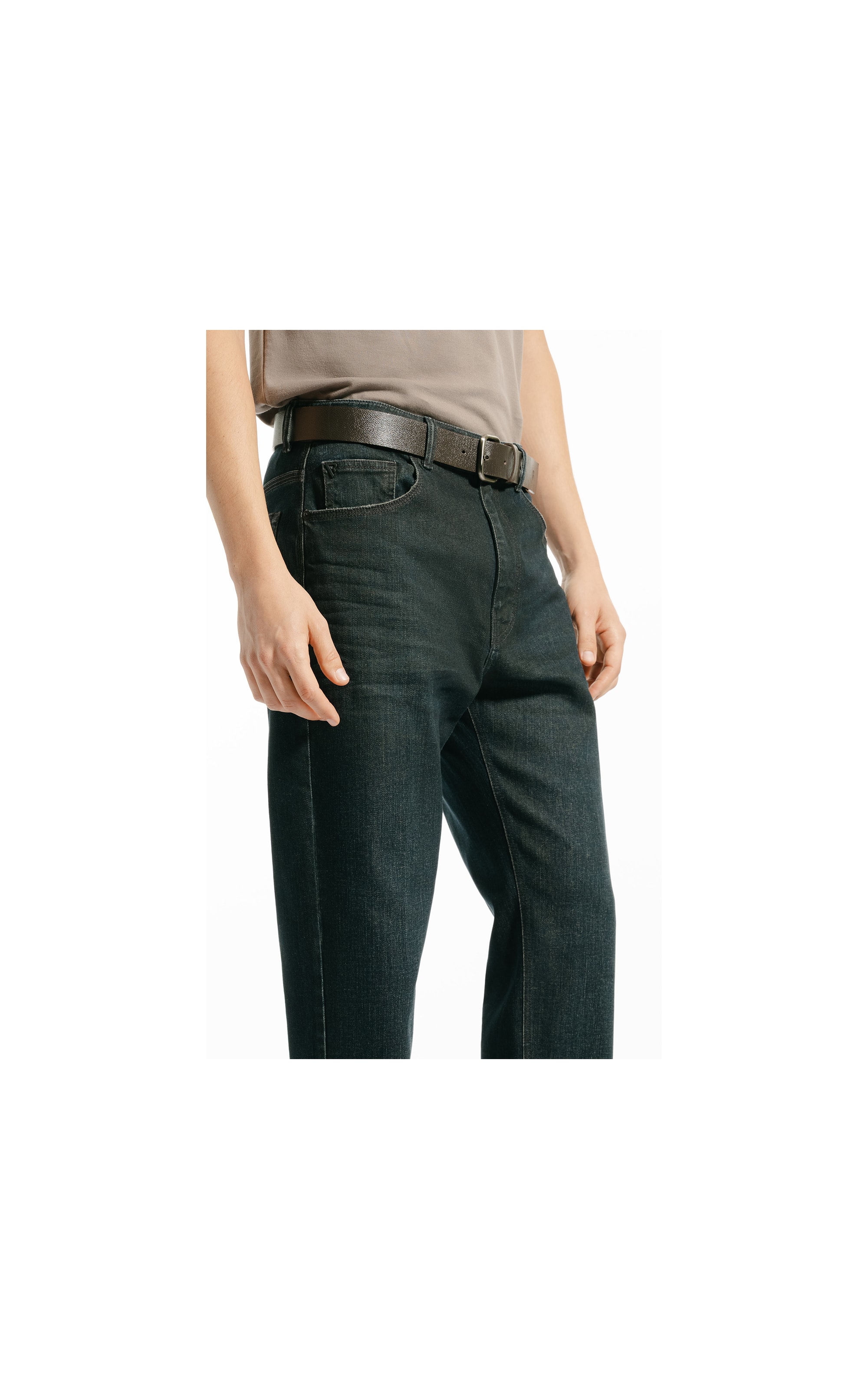 Dark Florest (Classic) 5 Pockets Lav. Escuro C/ Resina