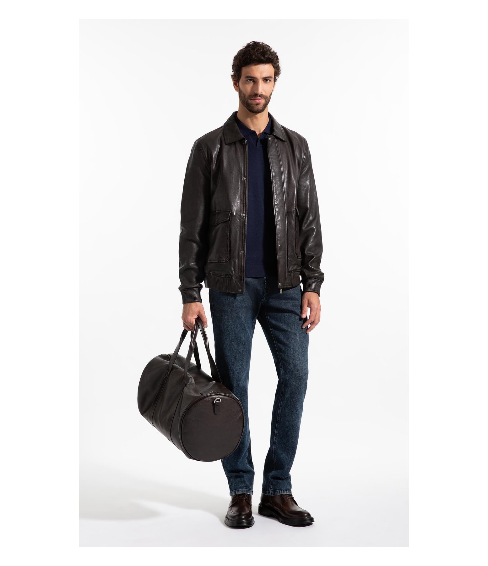 Dark Florest (Slim) 5 Pockets Lav. Médio C/ Resina