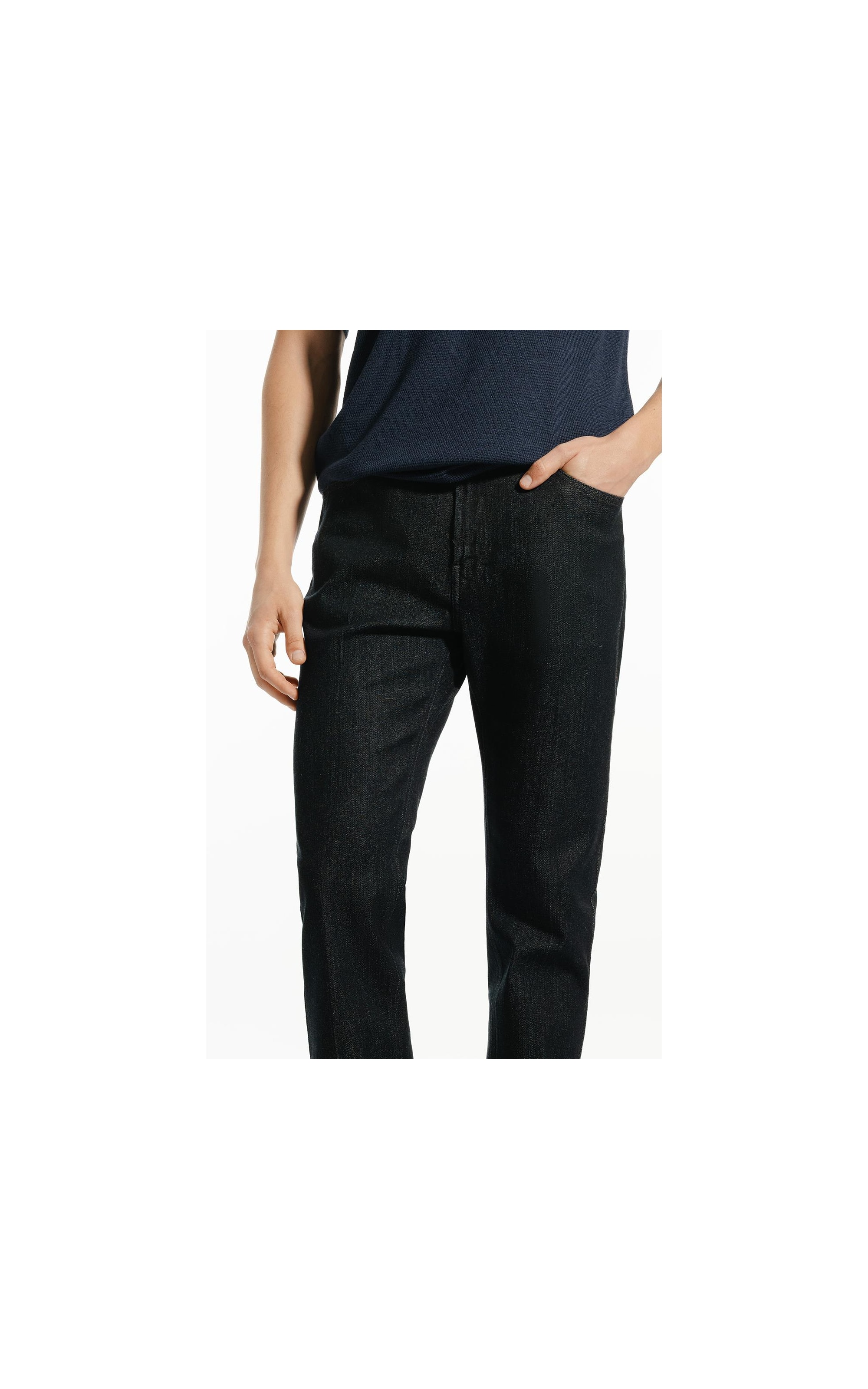Dark Forest Elastic (Slim) 5 Pockets Amaciado