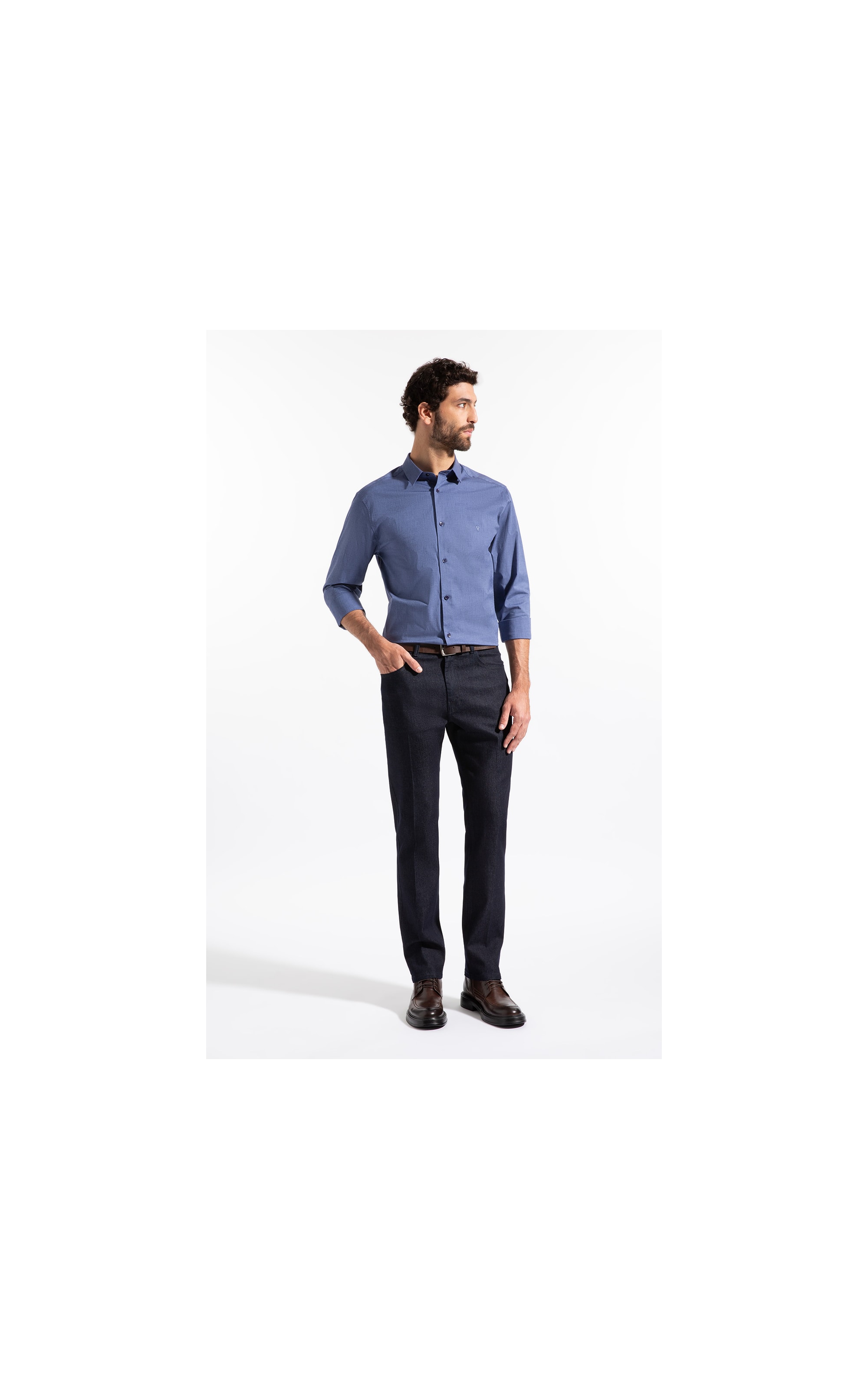 First Blue (Slim) 5 Pockets Amaciado