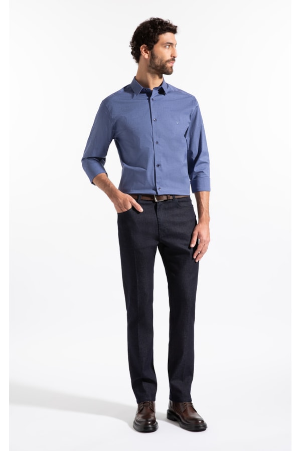 First Blue (Slim) 5 Pockets Amaciado