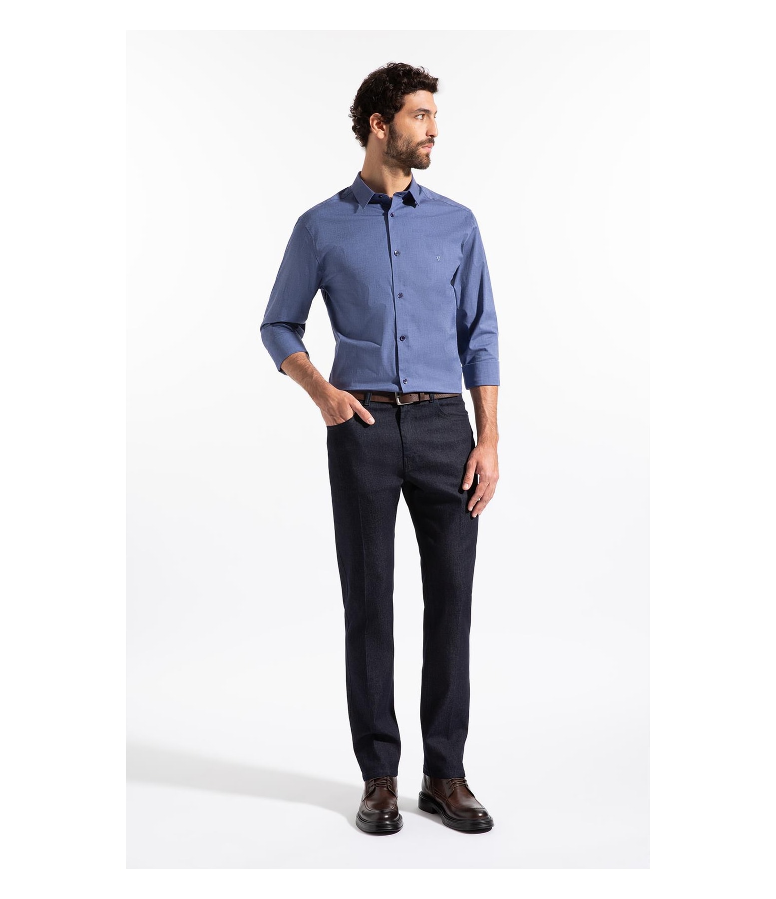 First Blue (Slim) 5 Pockets Amaciado