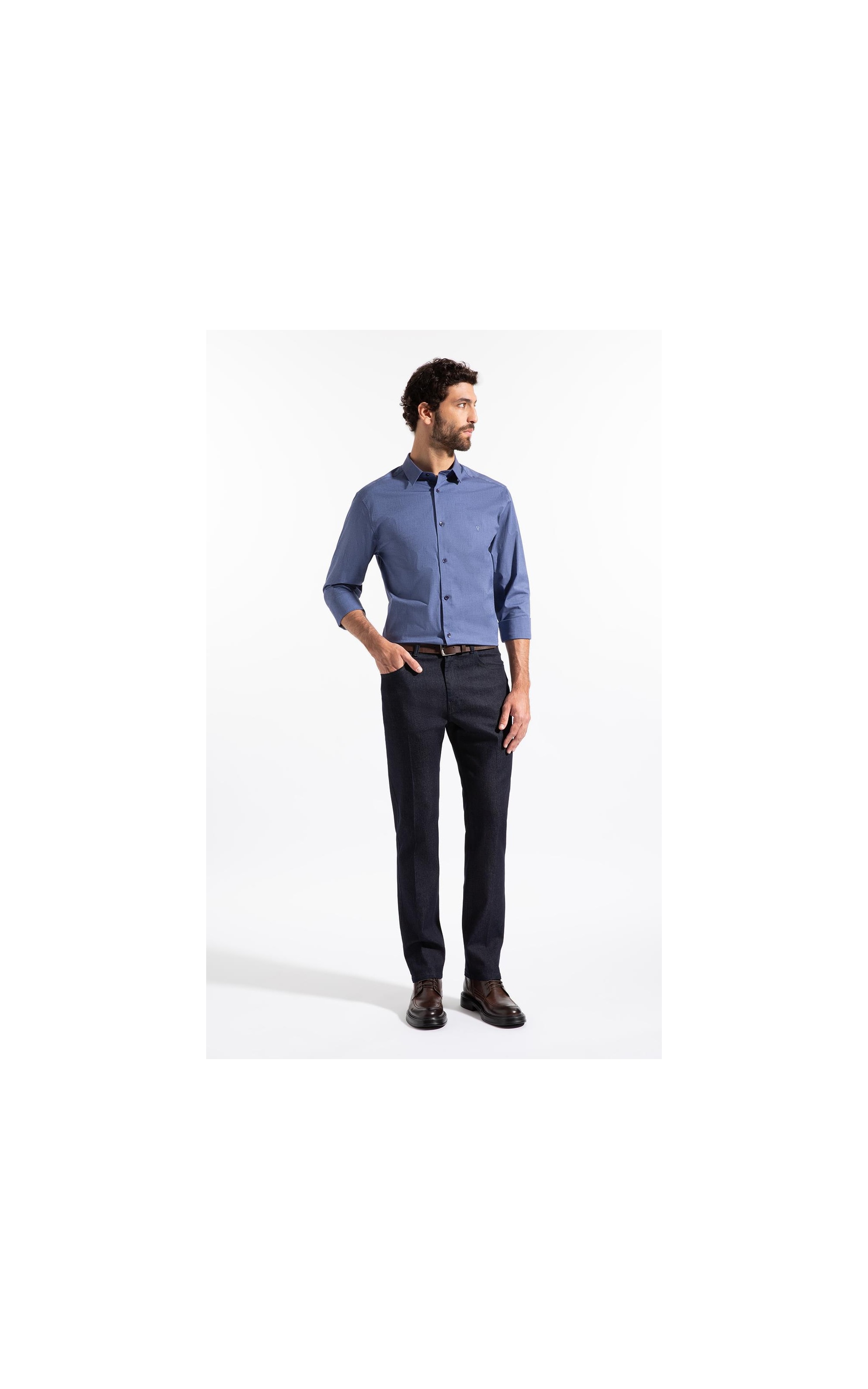 First Blue (Slim) 5 Pockets Amaciado